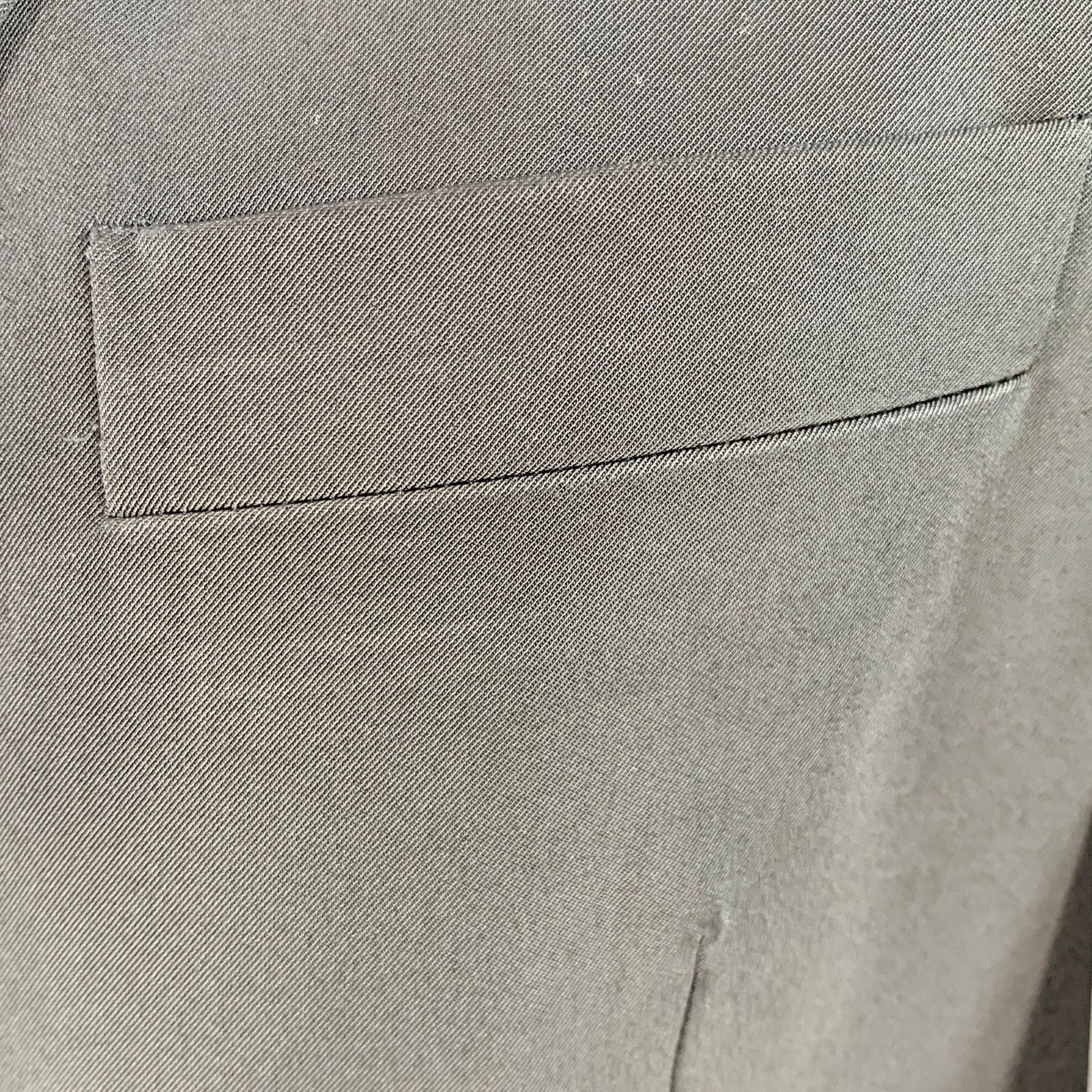 Prada Black Polyester Blend Notch Lapel Three Button Sport Coat Size 40R - 6 Thumbnail