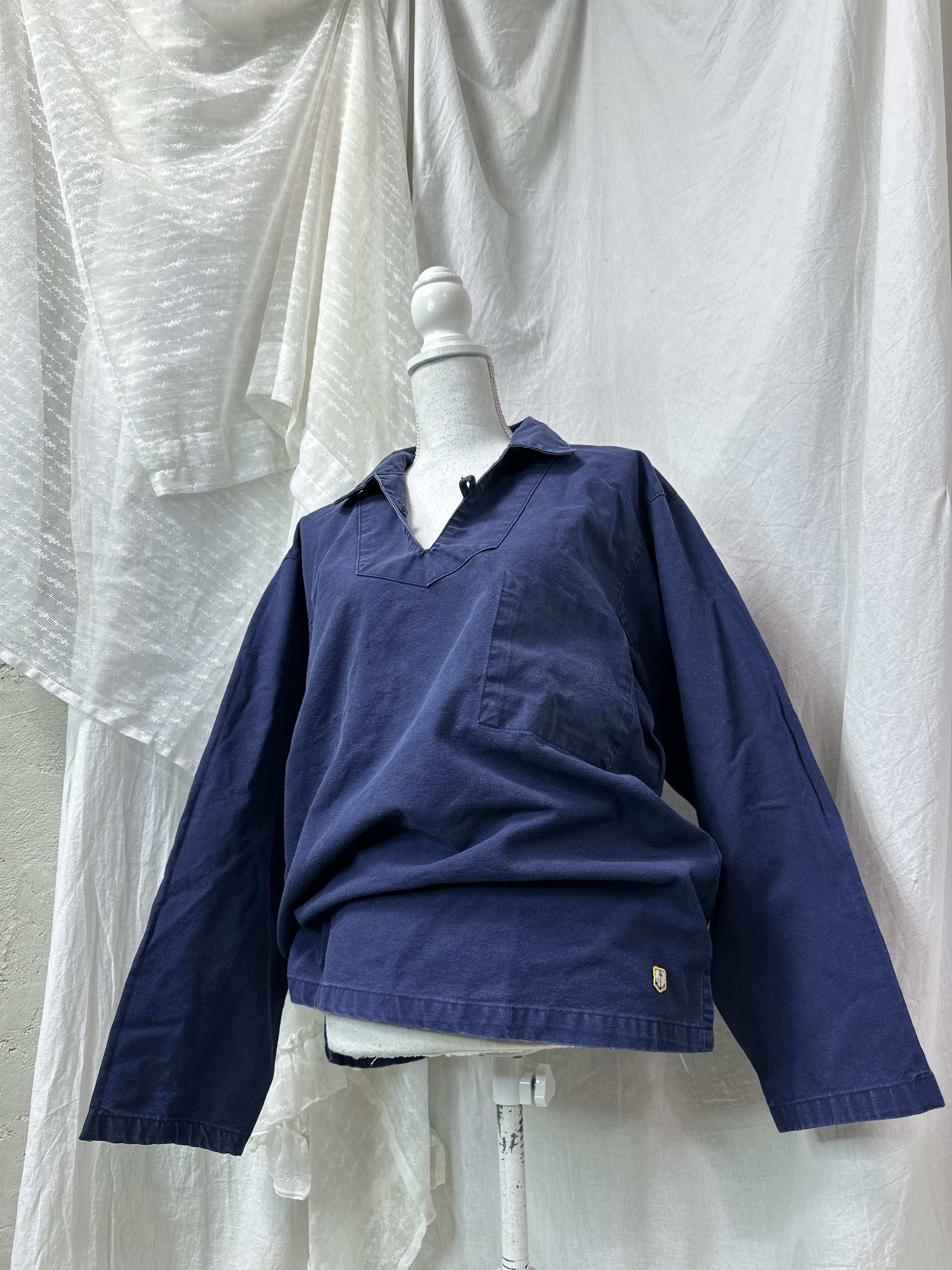 Vintage Vintage Overshirt French Workwear Styled Jacket Y2K Size US L / EU 52-54 / 3 - 1 Thumbnail