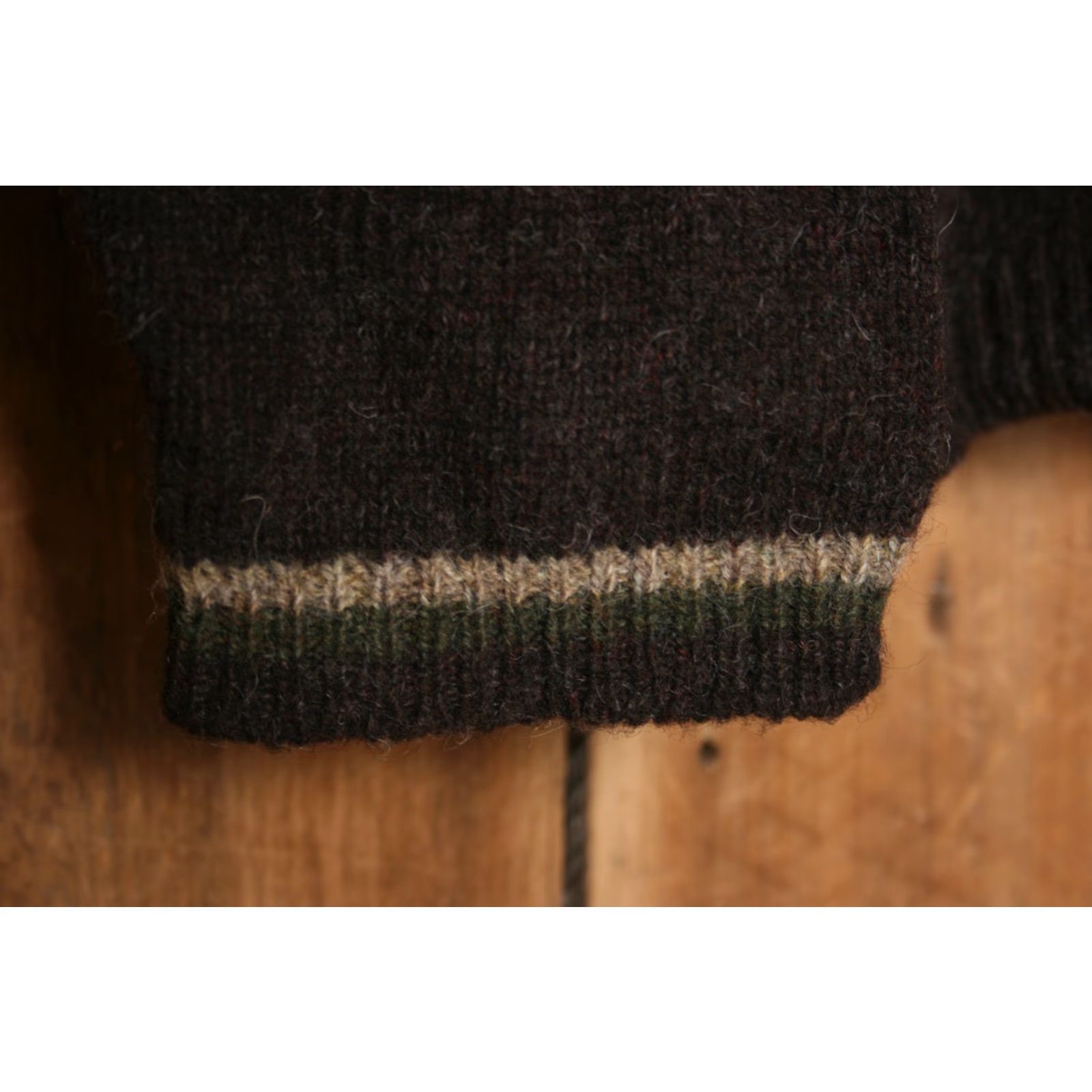 Vintage VINTAGE Maurices Brown Shetland Wool V-Neck Sweater Women's XL Shirt Size XL / US 12-14 / IT 48-50 - 3 Thumbnail