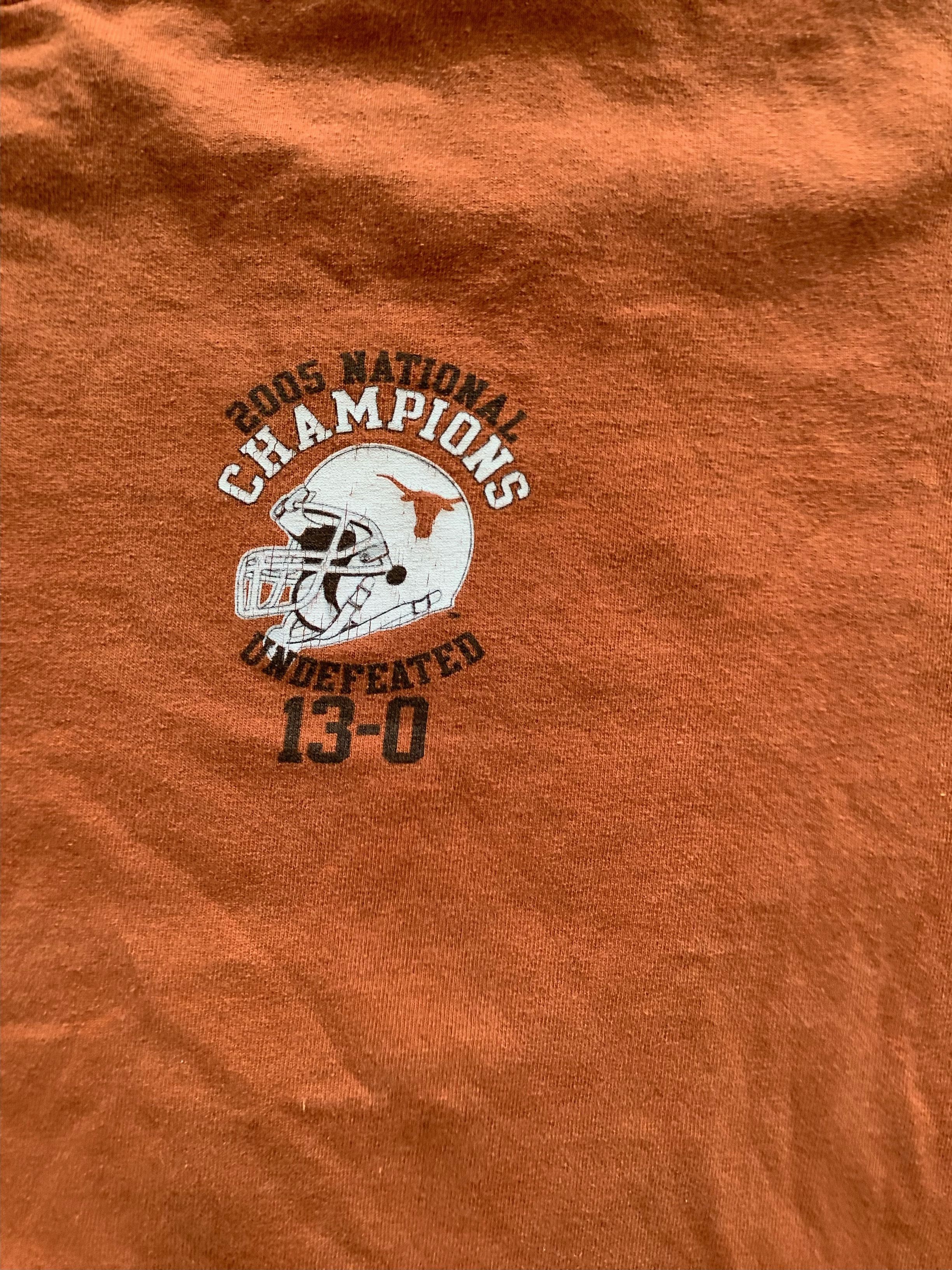 Alstyle Vintage 2005 National Champions Texas Longhorns Tee Size US XL / EU 56 / 4 - 3 Thumbnail