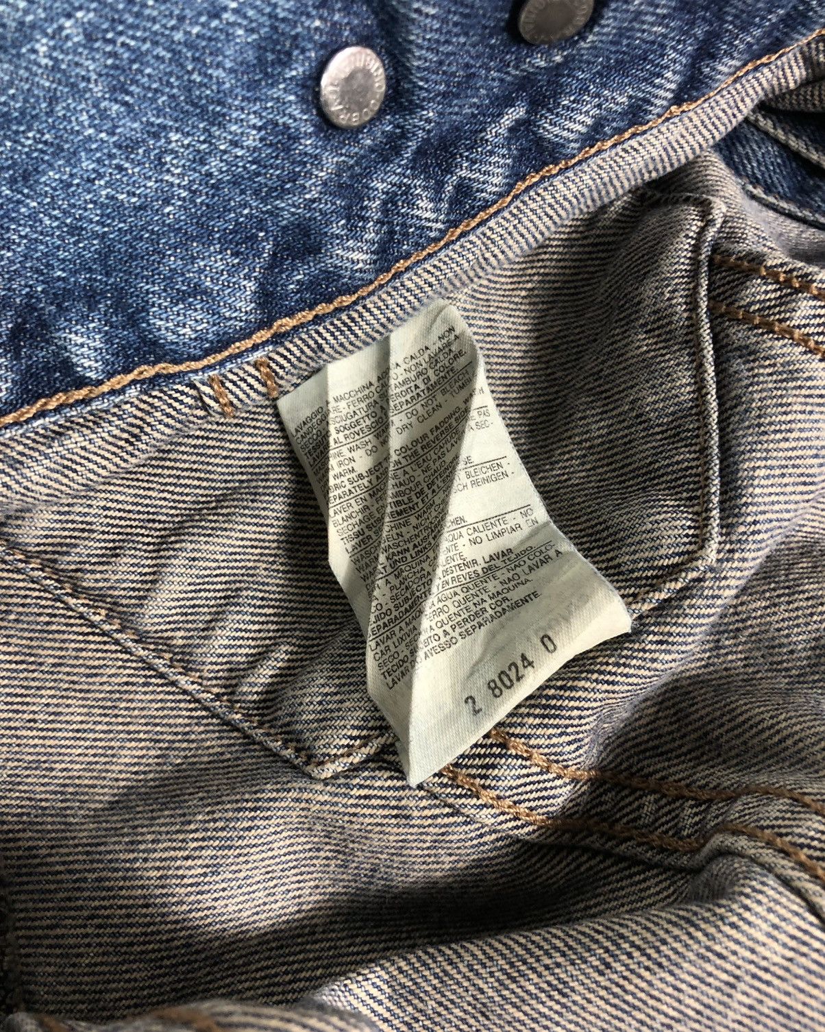 Benetton Trucker Jacket Jeans Size US M / EU 48-50 / 2 - 6 Thumbnail