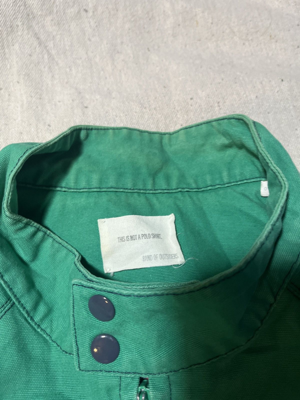 Band Of Outsiders band of outsiders canvas jacket distressed faded Size US S / EU 44-46 / 1 - 4 Thumbnail
