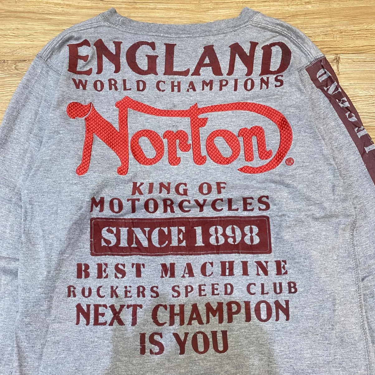 Norton Vintage Norton Motorcyles Long Sleeve Shirt Size US M / EU 48-50 / 2 - 4 Thumbnail