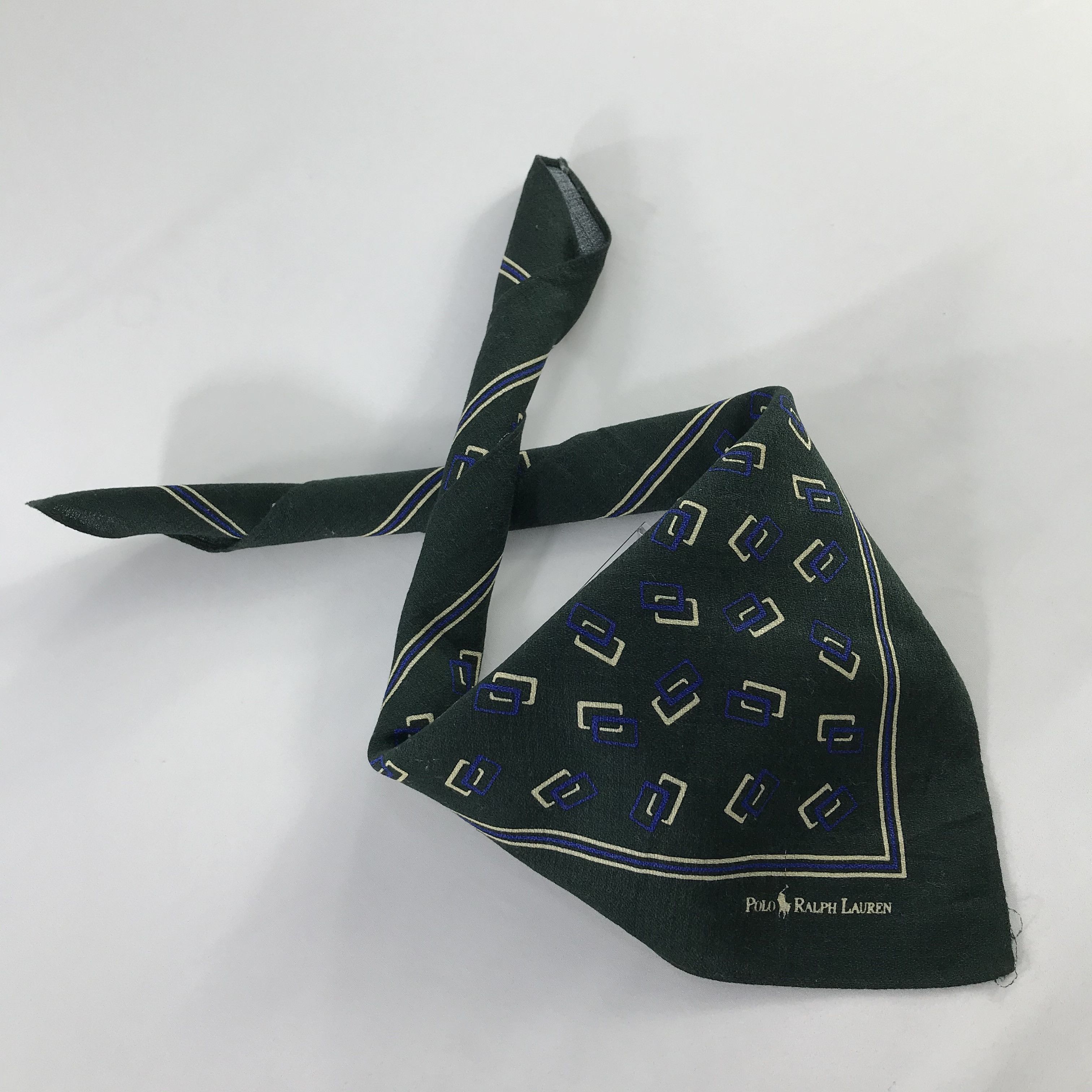 Polo Ralph Lauren × Vintage Polo Ralph Lauren Bandana / Handkerchief / Neckerchief -S697 Size ONE SIZE - 4 Thumbnail