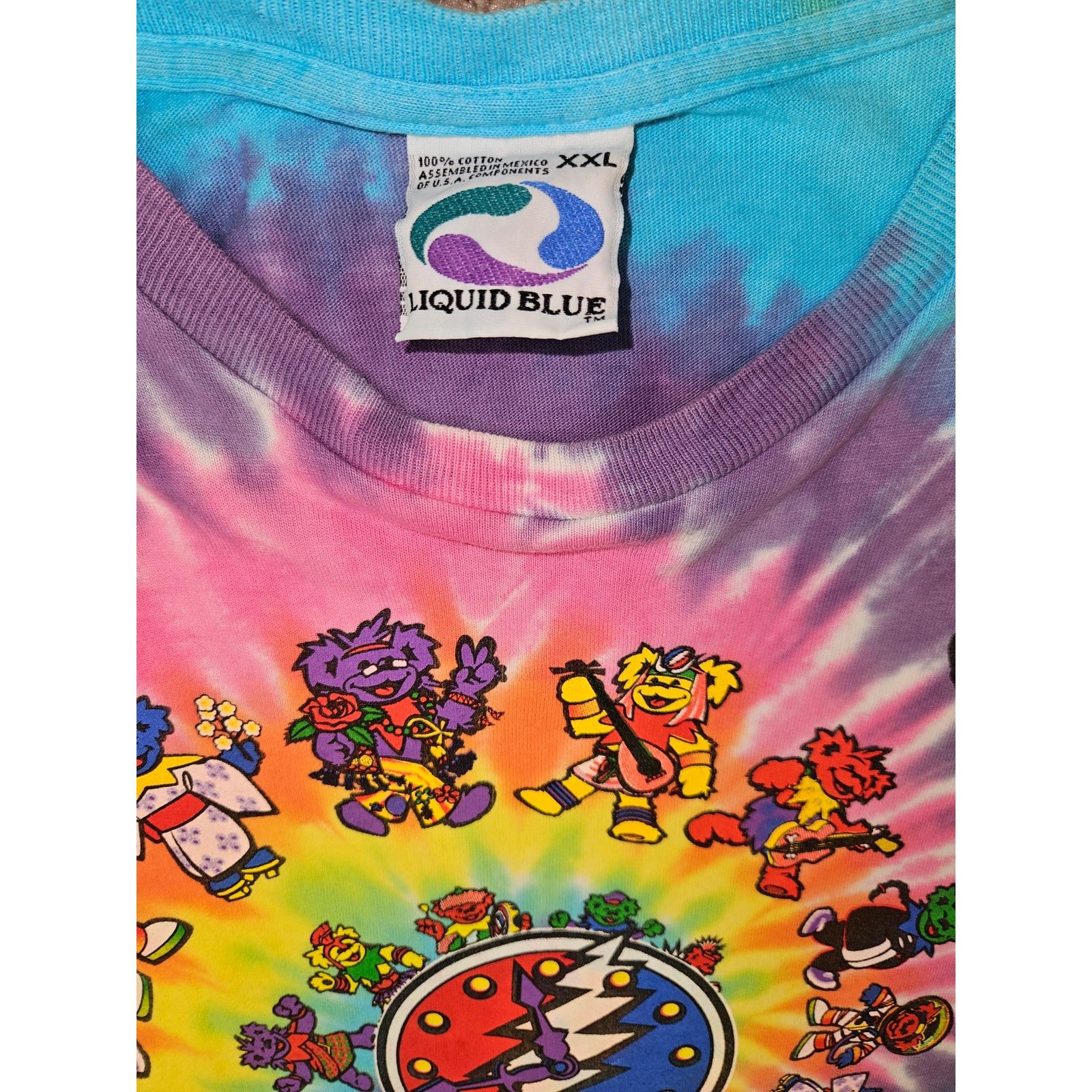 Liquid Blue Vintage Grateful Dead Nationality Bears 1996 Liquid Blue Size US XXL / EU 58 / 5 - 3 Thumbnail