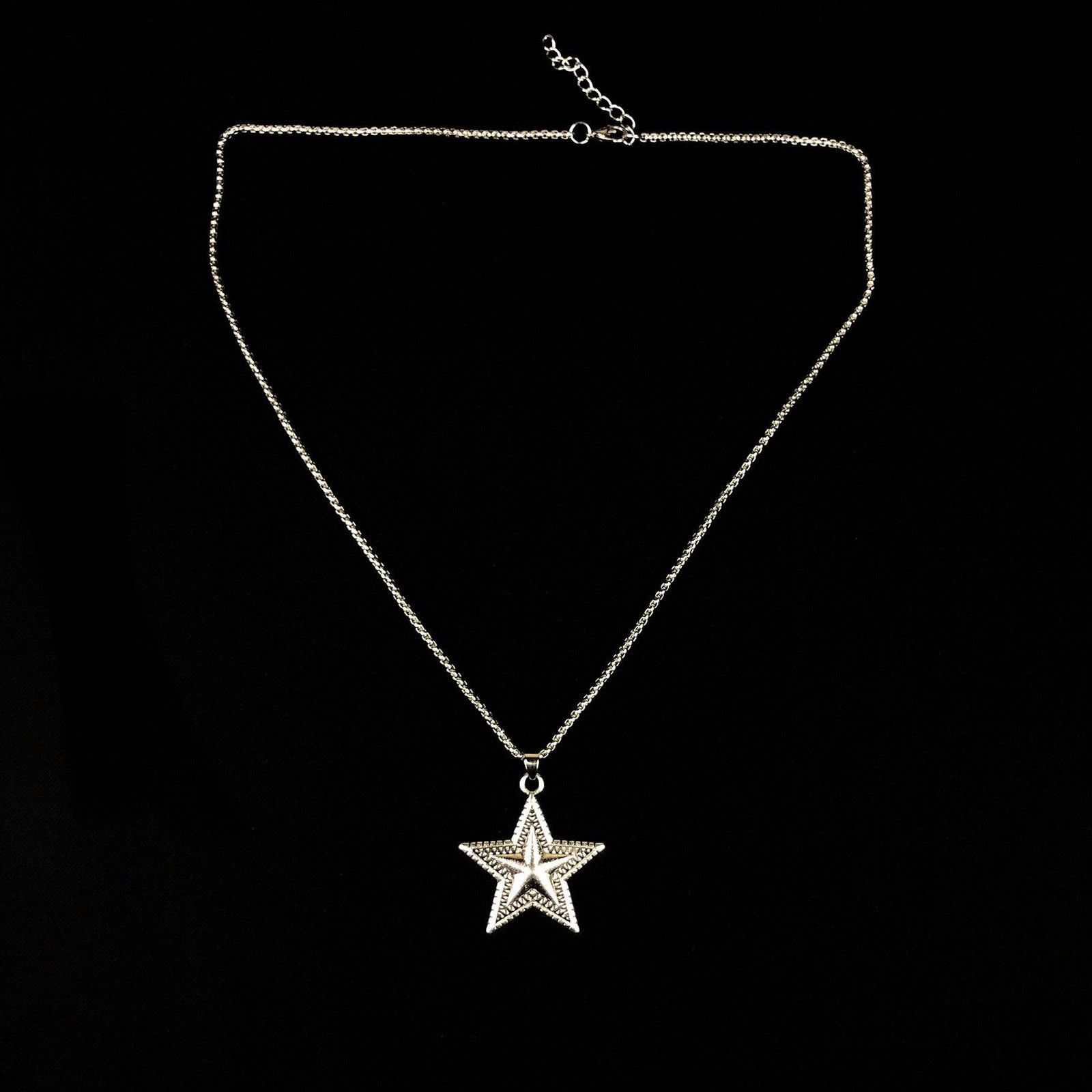 Jewelry Star Necklace Y2K Gothic Punk Chain Size ONE SIZE - 2 Thumbnail