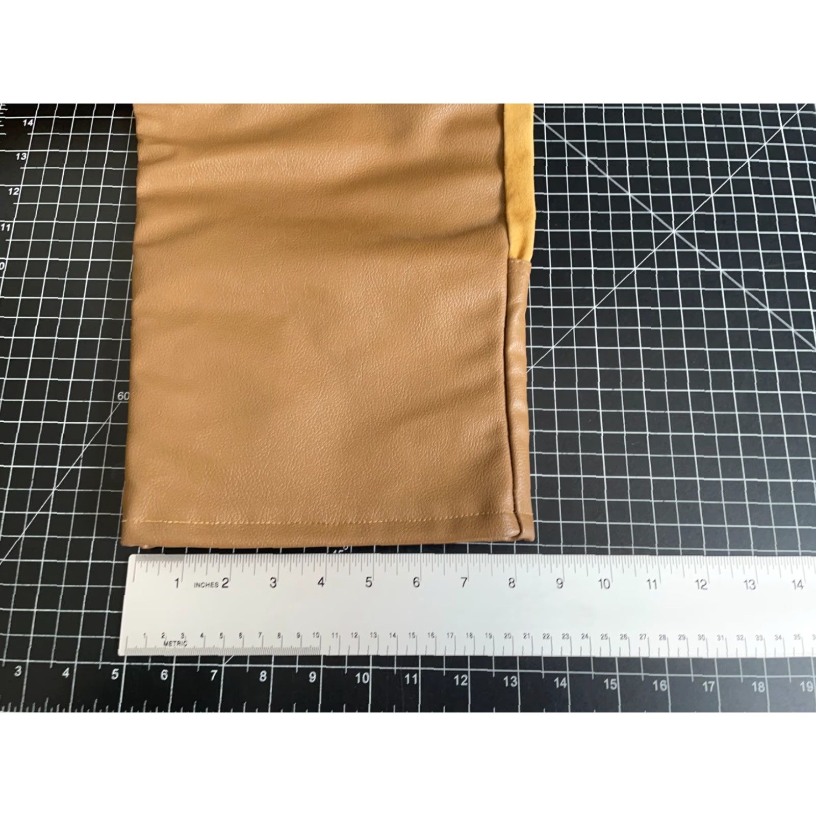Vintage VINTAGE RedHead Workwear Pants Mens 36 x 29 Brown Canvas Leather 70s Talon Zip 80s Size US 36 / EU 52 - 7 Thumbnail
