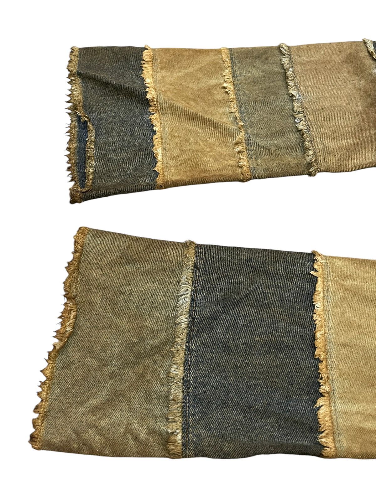 GOSTAR DE FUGA × If Six Was Nine × Shellac Mud Wash Hagi Layered Flared Jeans Japanese Brand Size US 30 / EU 46 - 18 Thumbnail