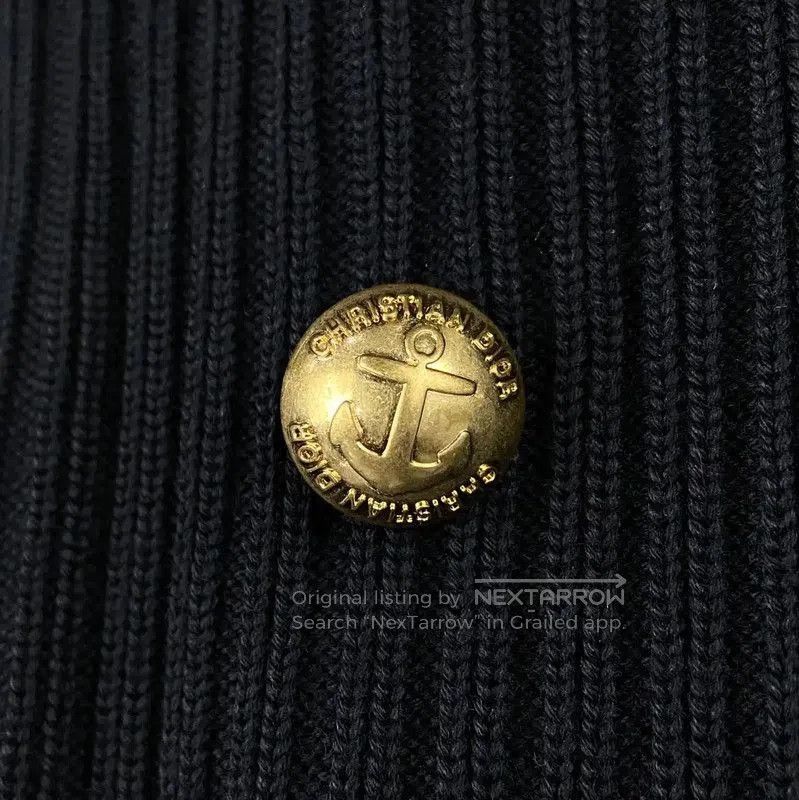 Dior Dior Navy Blue Wool Pullover Sweater . Size S / US 4 / IT 40 - 3 Thumbnail