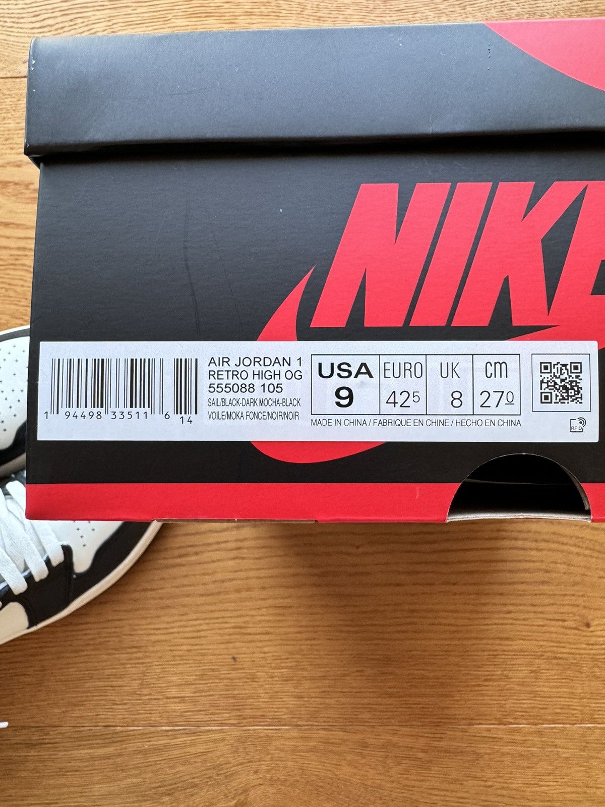 Jordan Brand × Nike Air Jordan 1 | mocha | US9/42,5 Size US 9 / EU 42 - 8 Thumbnail