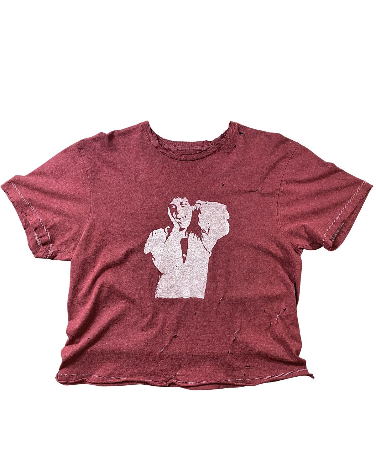 Band Tees Vintage-washed Faded and Distressed Lou Reed Band T Shirt Size US L / EU 52-54 / 3 - 1 Thumbnail