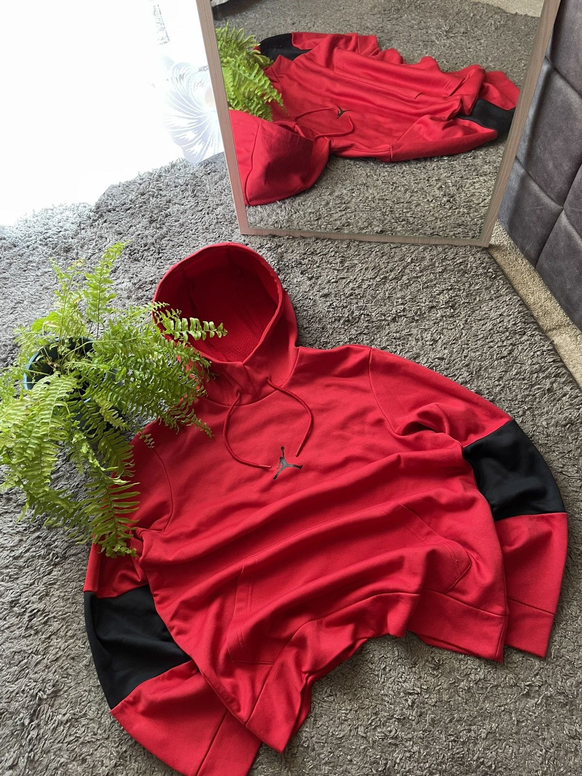 Jordan Brand × Vintage Jordan Hoodie Streetwear Vintage Logo Rare Nike Size US M / EU 48-50 / 2 - 2 Thumbnail