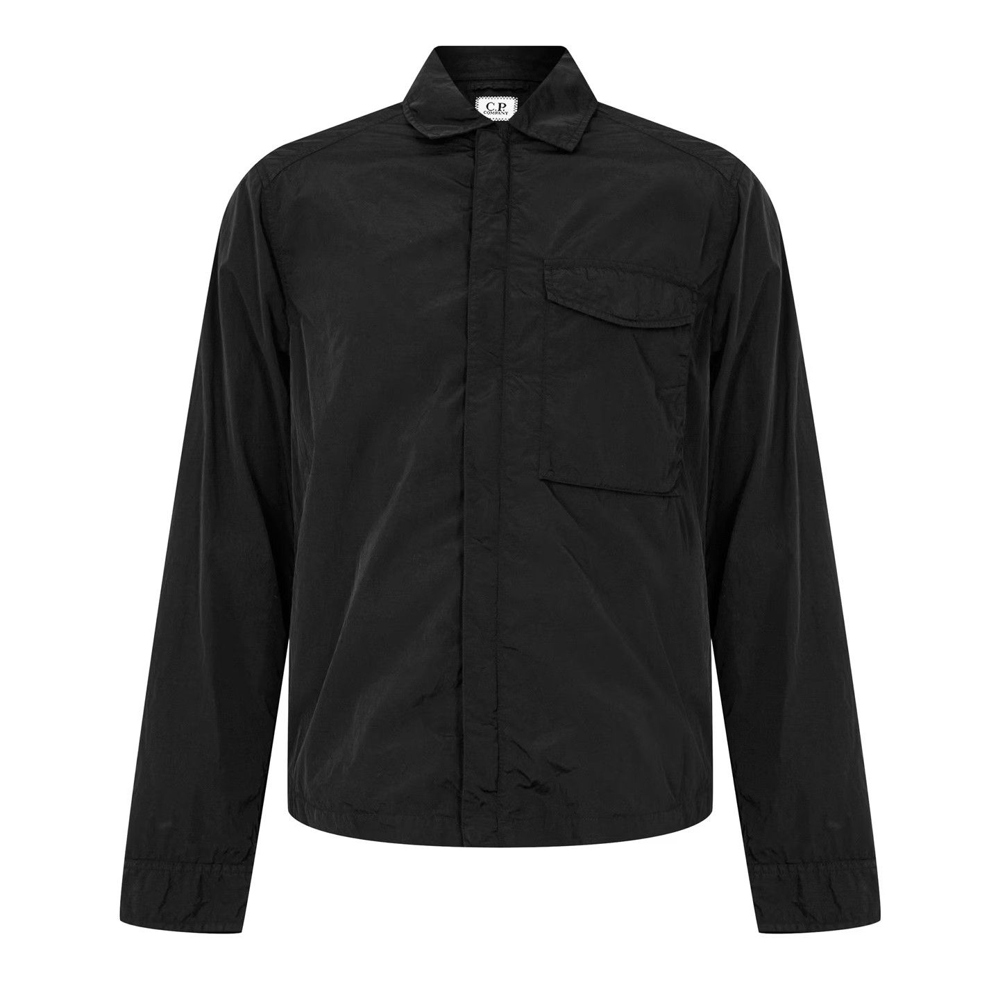 C.P. Company o1g2r1mq0426 Chrome-R Long Sleeve Overshirt in Black Size US S / EU 44-46 / 1 - 1 Thumbnail