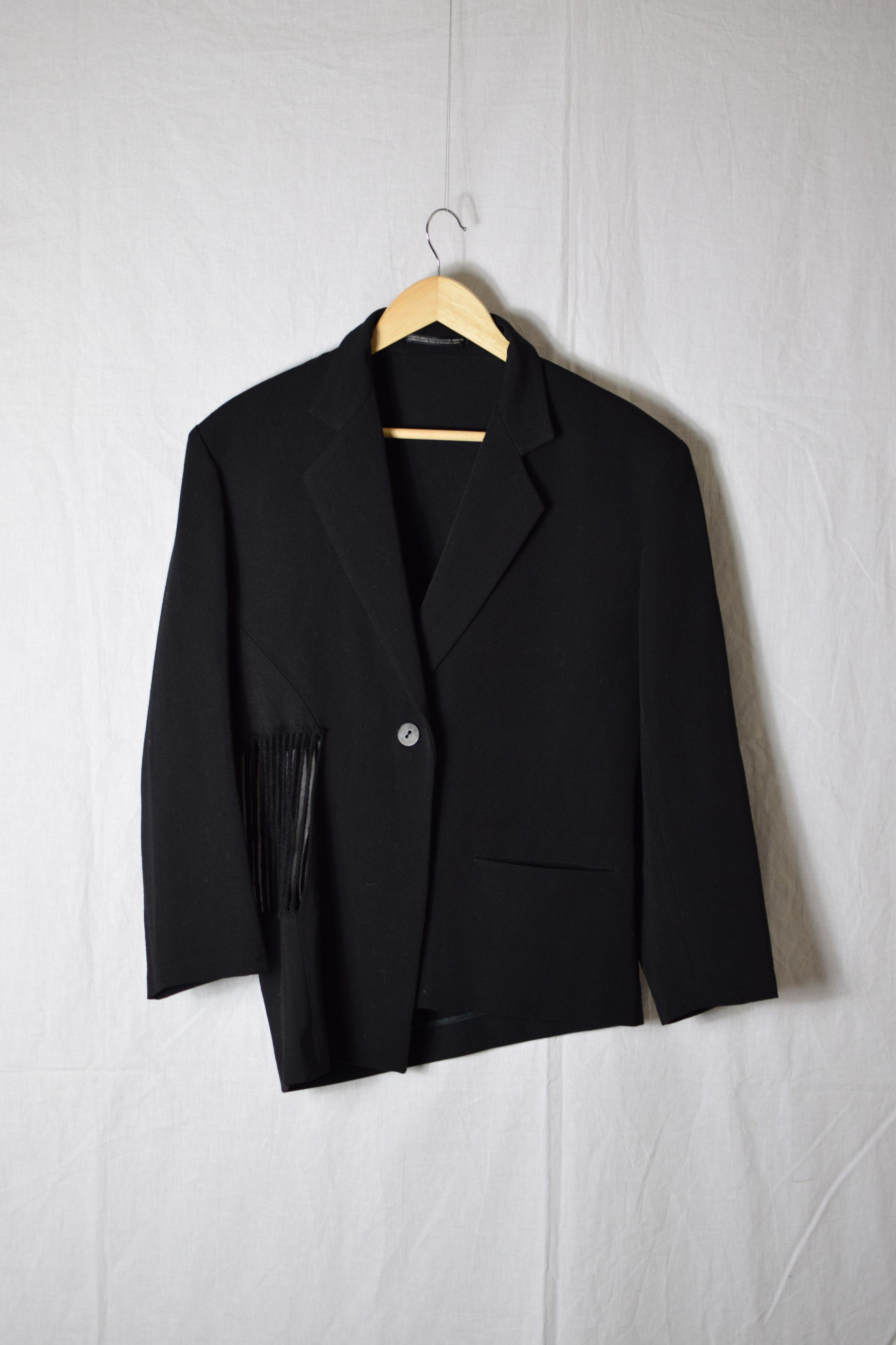 Yohji Yamamoto Yohji Yamamoto Archive Threaded Blazer - FL-J04-413 Size 48R - 2 Thumbnail