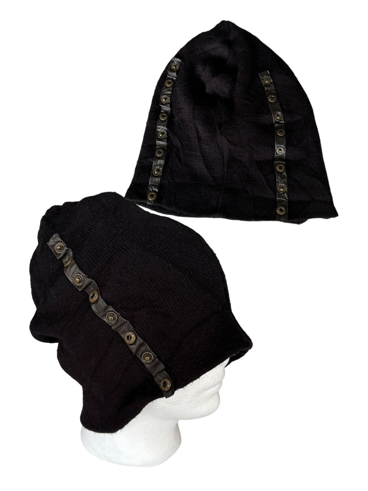 14th Addiction × Japanese Brand × Seditionaries Punk Bondage Style big Beanie Hats☠️☠️ Size ONE SIZE - 1 Thumbnail
