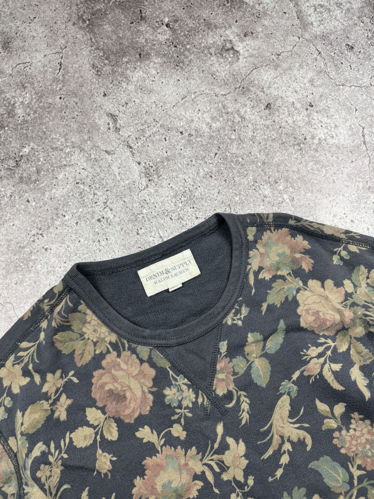 Denim & Supply Ralph Lauren DENIM & SUPPLY RALPH LAUREN Y2K Floral Pullover Sweatshirt Size US XL / EU 56 / 4 - 5 Thumbnail