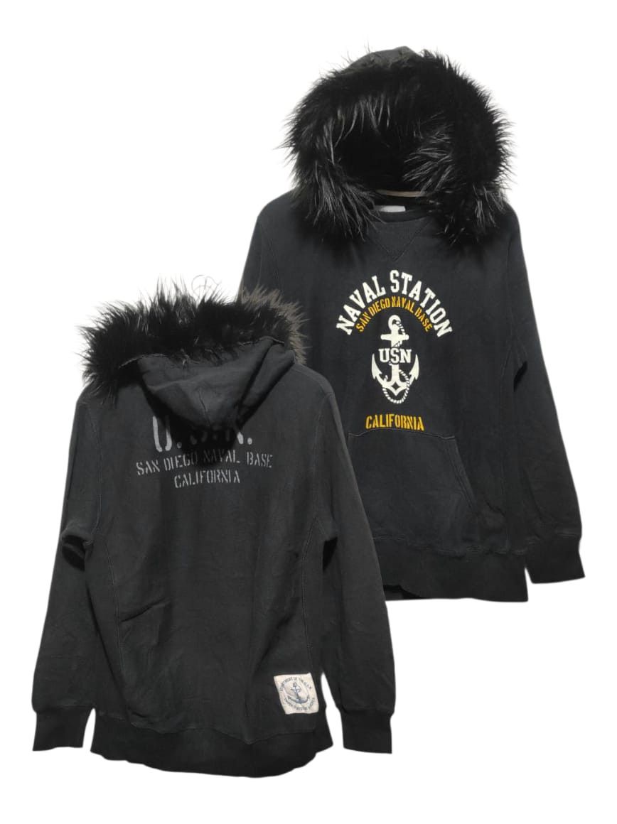 If Six Was Nine Naval Station California USN fur hoodie Size US M / EU 48-50 / 2 - 1 Thumbnail