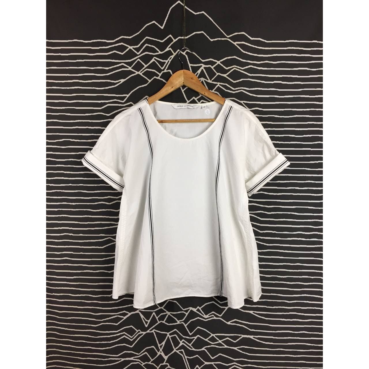 Christophe Lemaire × Lemaire × Uniqlo Uniqlo and Lemaire Sheersucker Short Sleeve T-Blouse Size M / US 6-8 / IT 42-44 - 2 Thumbnail