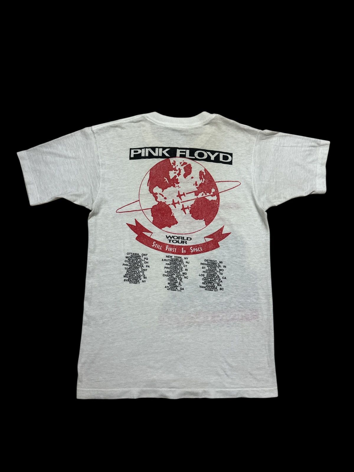 Band Tees 1987 PINK FLOYD STILL FIRST IN SPACE WORLD TOUR SHIRT Size US XS / EU 42 / 0 - 2 Thumbnail