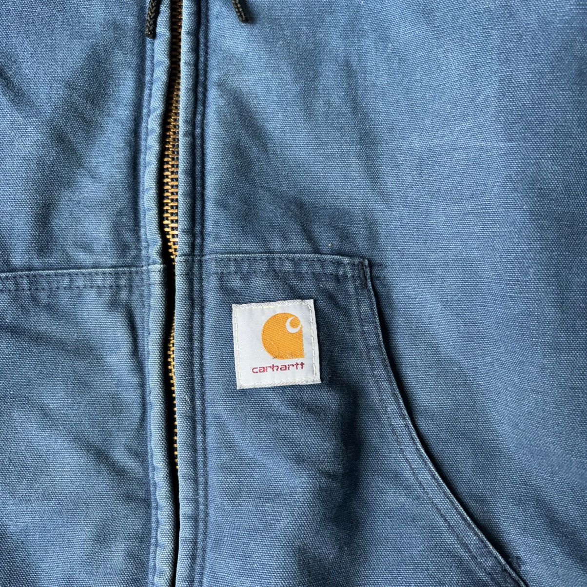 Carhartt J04 NVY BIG LOGO NAVY BLUE CARHARTT ACTIVE JACKET Size US L / EU 52-54 / 3 - 3 Thumbnail