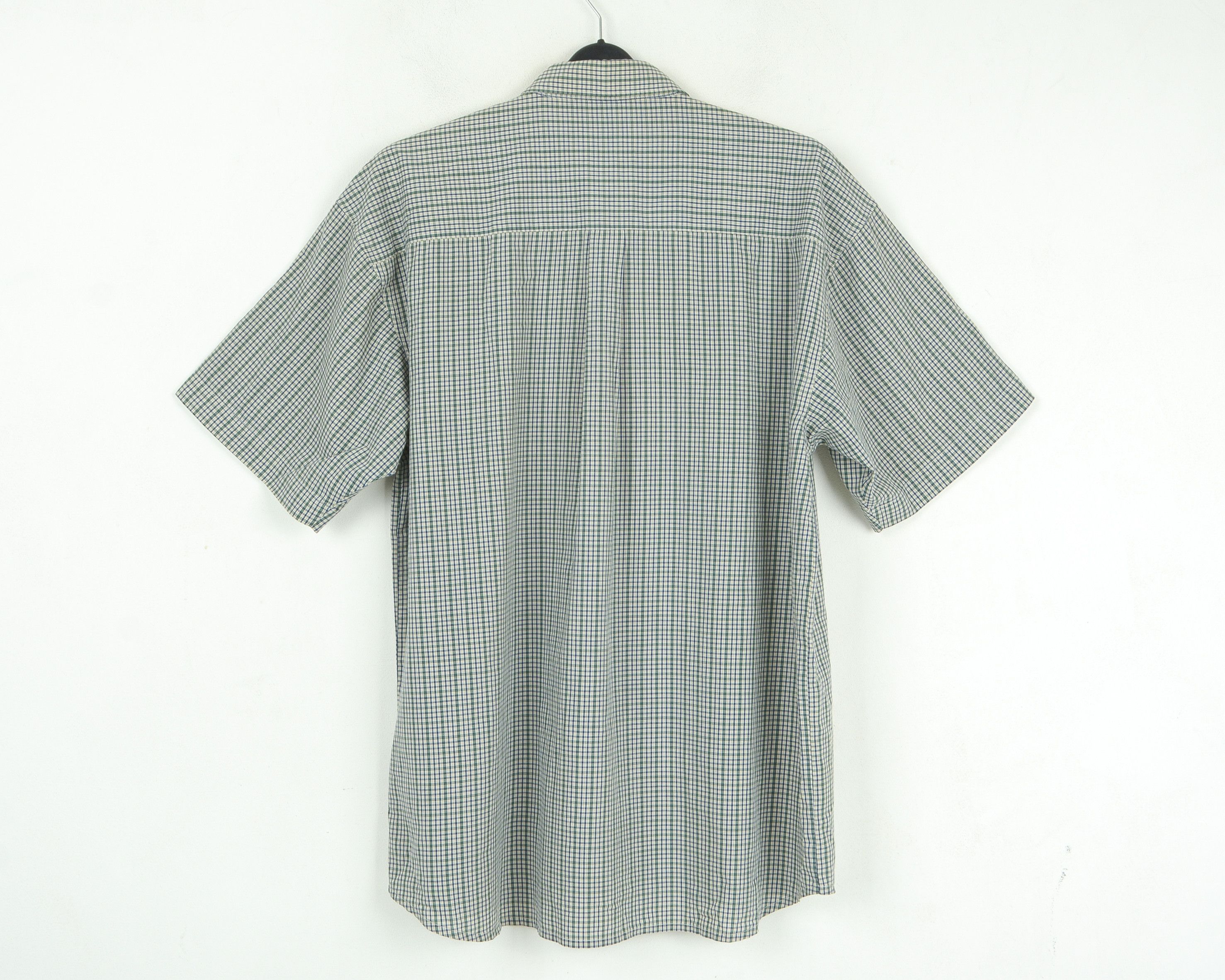 Vintage ALPHORN Trachten Size 43 Shirt Short Sleeved Plaid Check Size US L / EU 52-54 / 3 - 9 Thumbnail