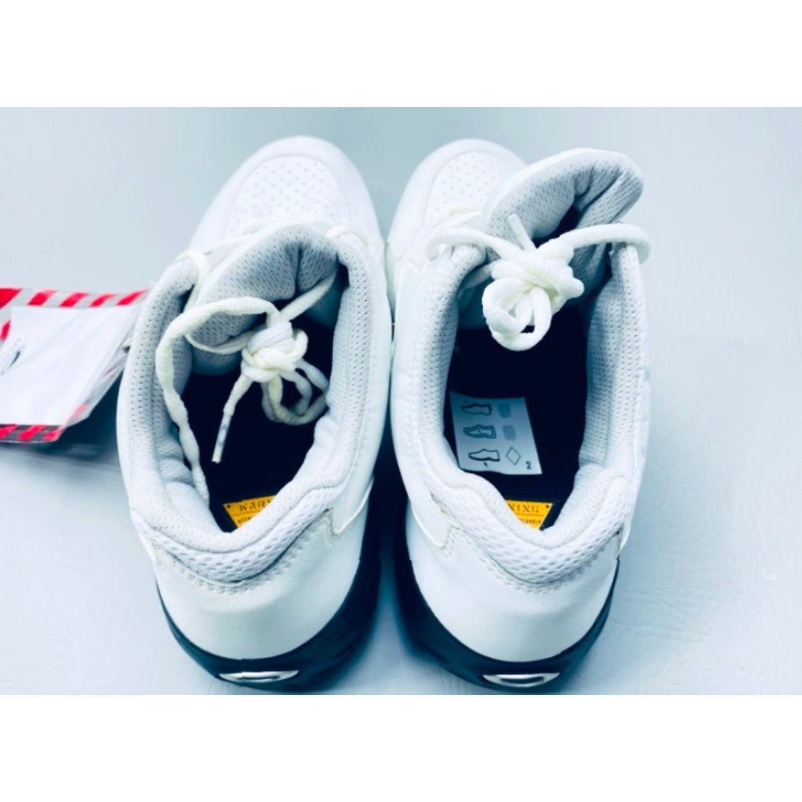 Oakley VINTAGE NWT 2002 Oakley Tech Sneakers US Men's 10 White Leather Red Code Oakley Tech Sneakers Mens 10 White Leather Red 90s Size US 9 / EU 42 - 5 Thumbnail