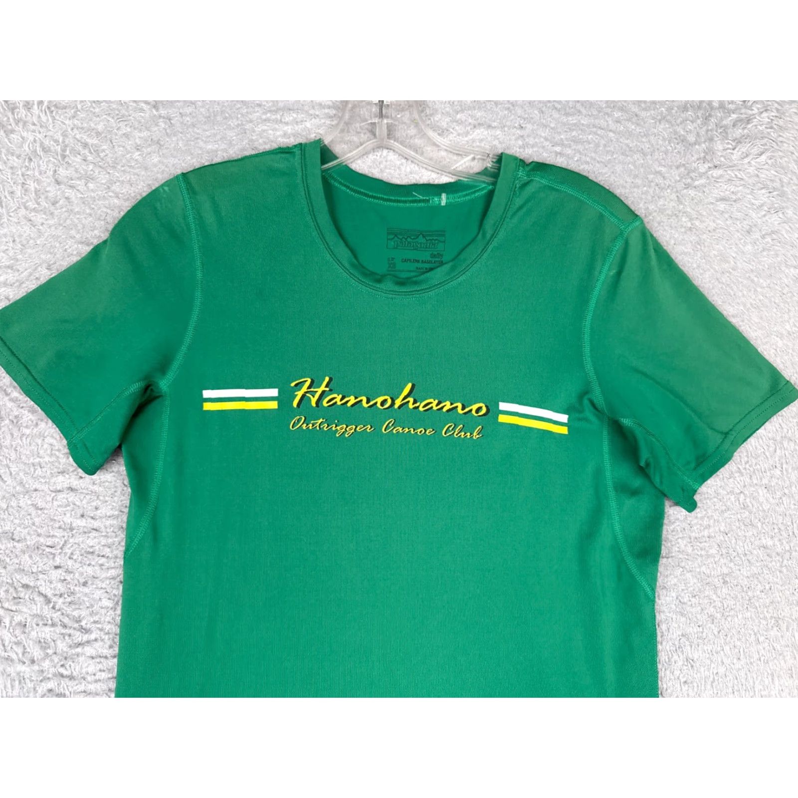 Patagonia Patagonia Shirt Women XS Green Capilene Baselayer Hanohano Canoe Club Size XS / US 0-2 / IT 36-38 - 4 Thumbnail