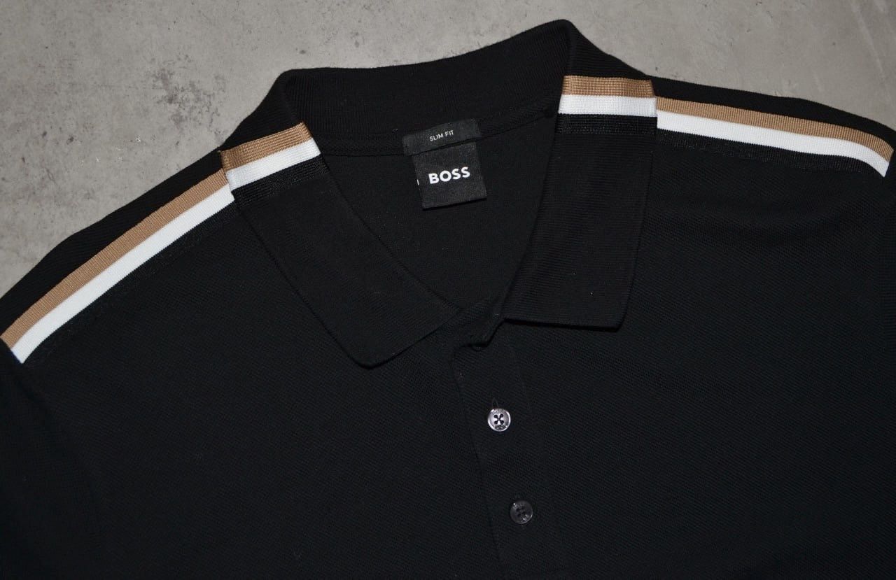 Hugo Boss Hugo Boss polo short sleeve Slim Fit Black Tee size L Size US L / EU 52-54 / 3 - 5 Thumbnail