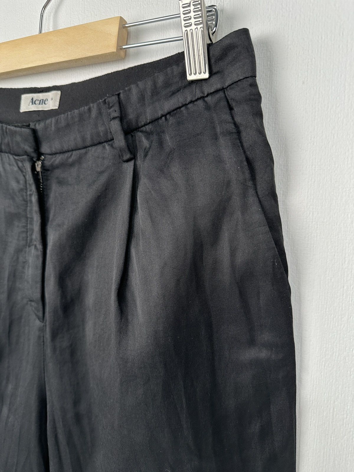 Acne Studios ACNE STUDIOS PLay Cotton Silk Pleated Trousers Pants SS 11 Size 24" / US 00 / IT 34 - 5 Thumbnail