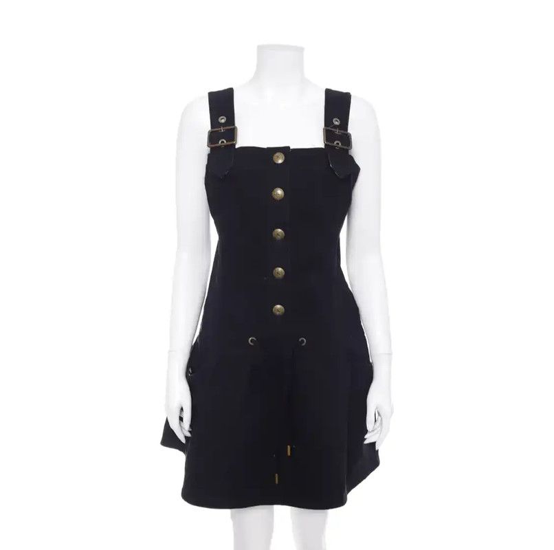 Burberry Burberry Black Cotton Off-Shoulder Dress Size M / US 6-8 / IT 42-44 - 1 Thumbnail