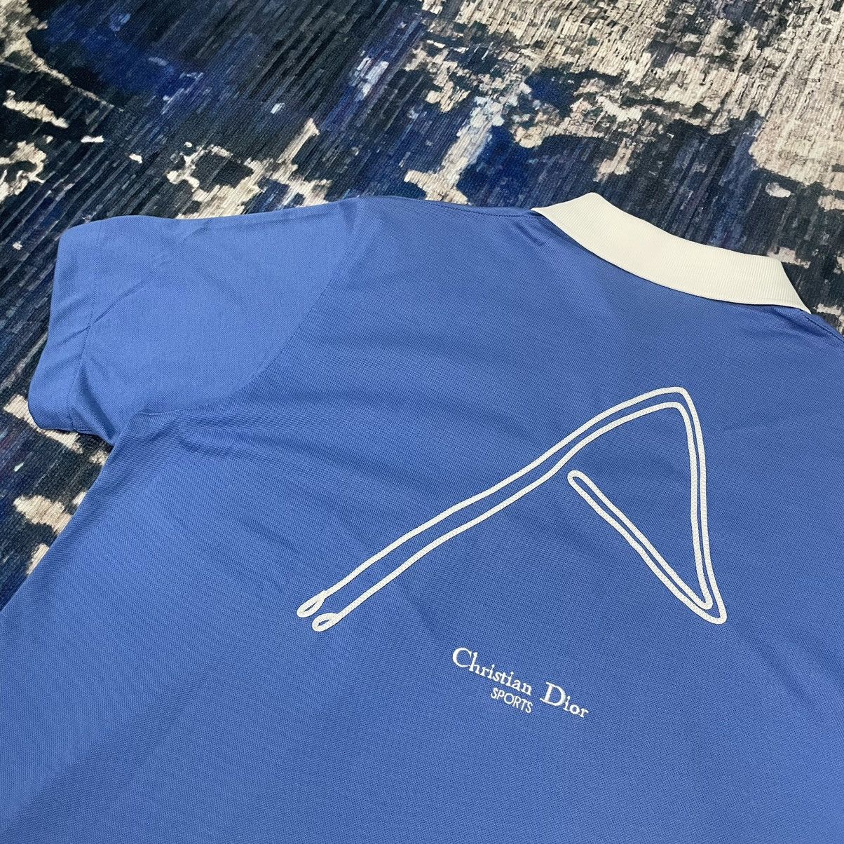 Dior Vintage Christian Dior Sports Archive Blue Polo Collar Shirt Size US S / EU 44-46 / 1 - 17 Thumbnail