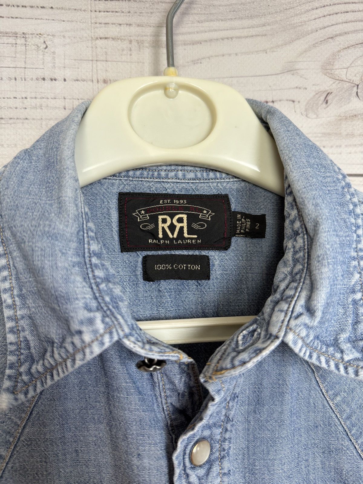 RRL Ralph Lauren Vintage RRL Double RL Ralph Lauren Denim Jacket Size US S / EU 44-46 / 1 - 19 Thumbnail