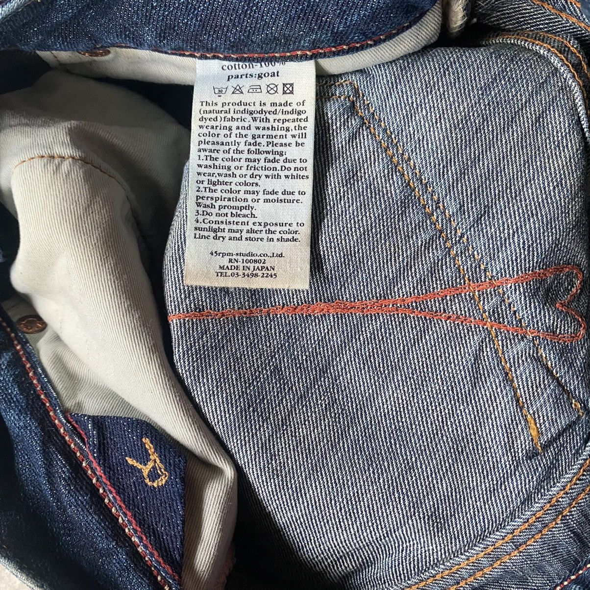 45rpm 45rpm Love Stitched Denim Size US 31 - 10 Thumbnail