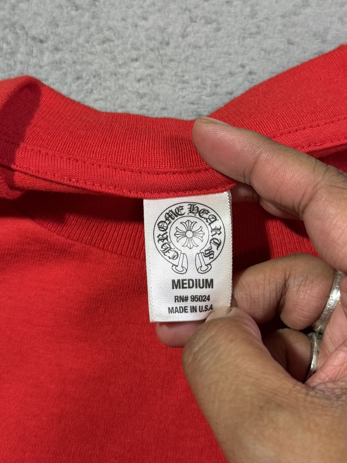 Chrome Hearts RARE! 2010s Jarvis FOTI Red Size US M / EU 48-50 / 2 - 10 Thumbnail