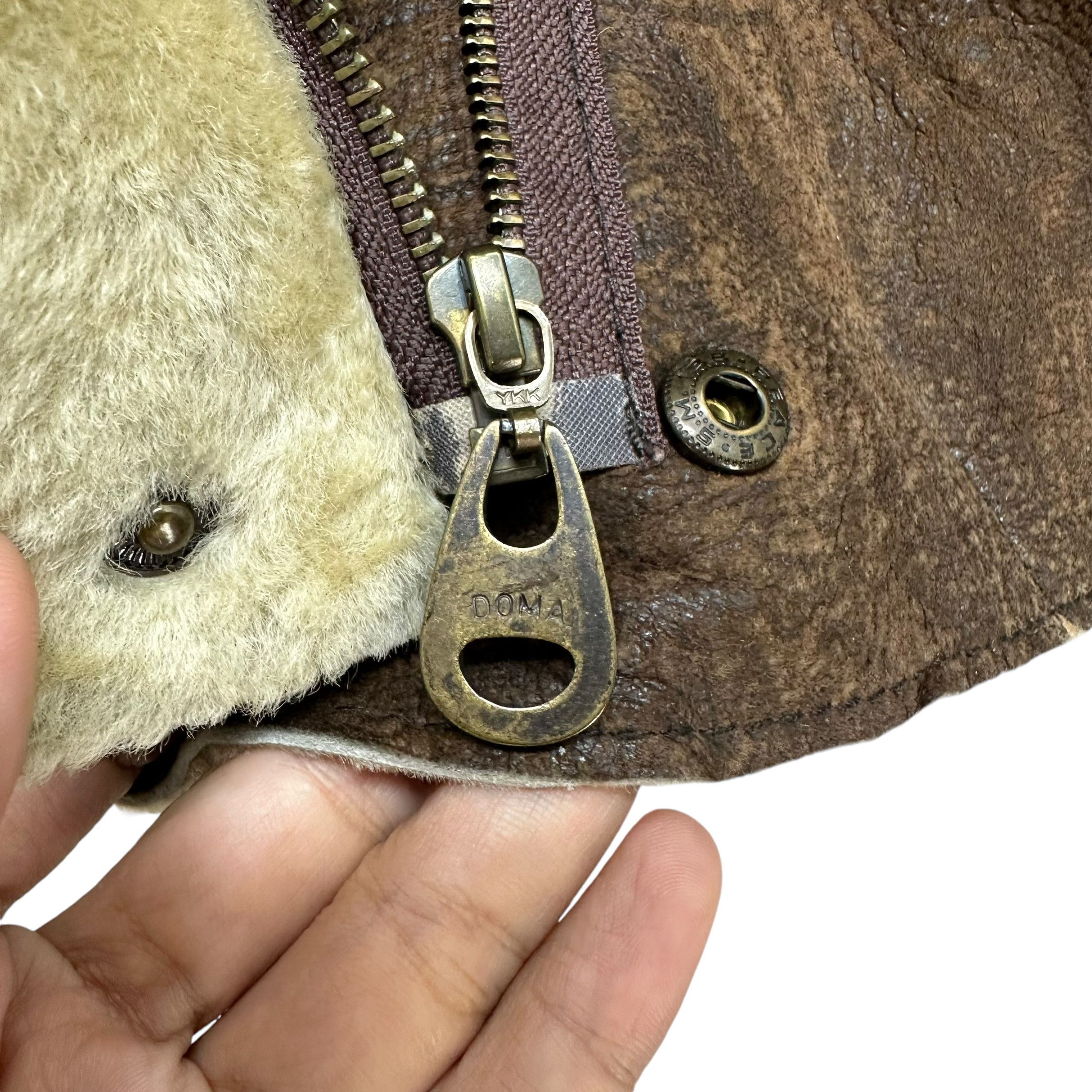 Genuine Leather DOMA LEATHER Jacket Women's Shearling Jacket #1511-A62 Size S / US 4 / IT 40 - 8 Thumbnail