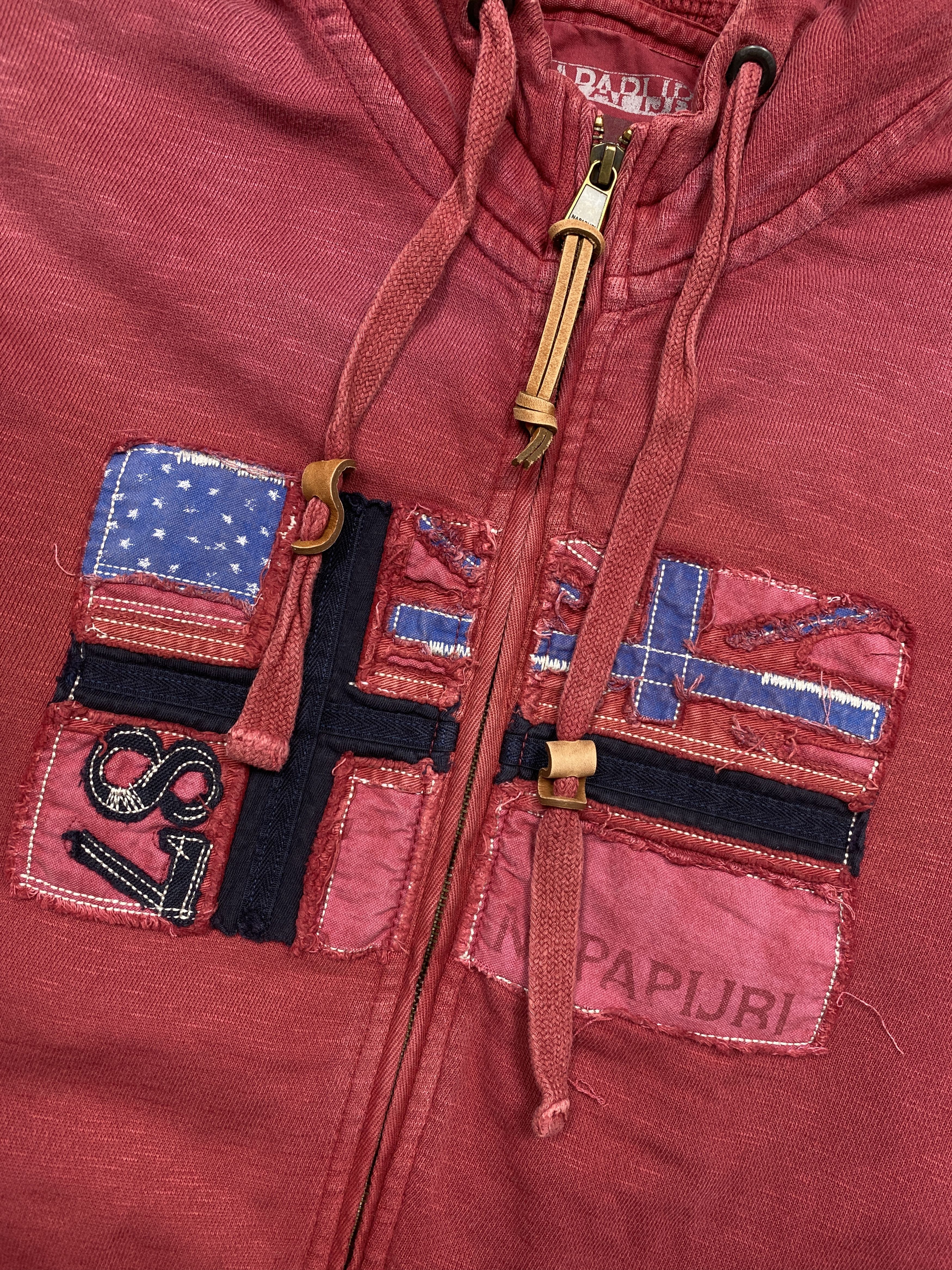 Napapijri Napapijri Heritage Vintage Mens Zip Hoodie Y2K Size US XL / EU 56 / 4 - 3 Thumbnail