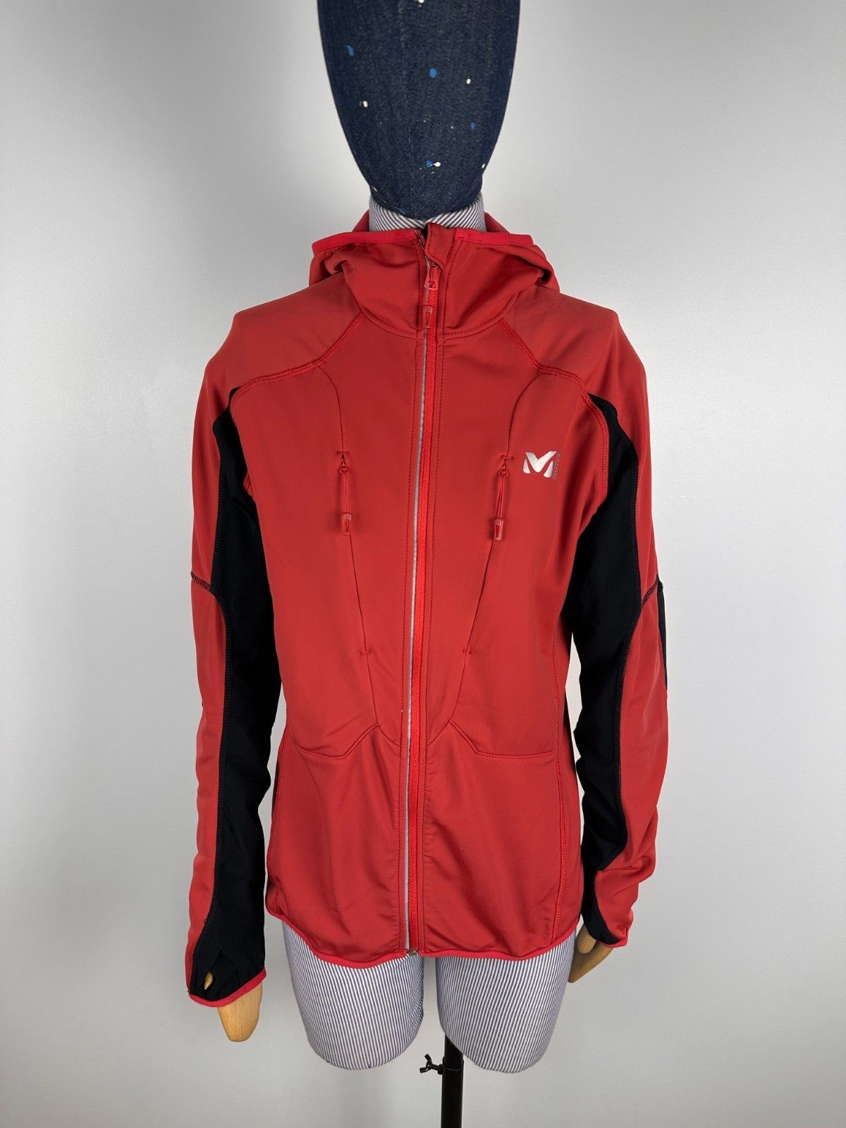 Other Millet Pierra Ment Hoodie Windstopper Jacket Red Size M Size M / US 6-8 / IT 42-44 - 1 Thumbnail