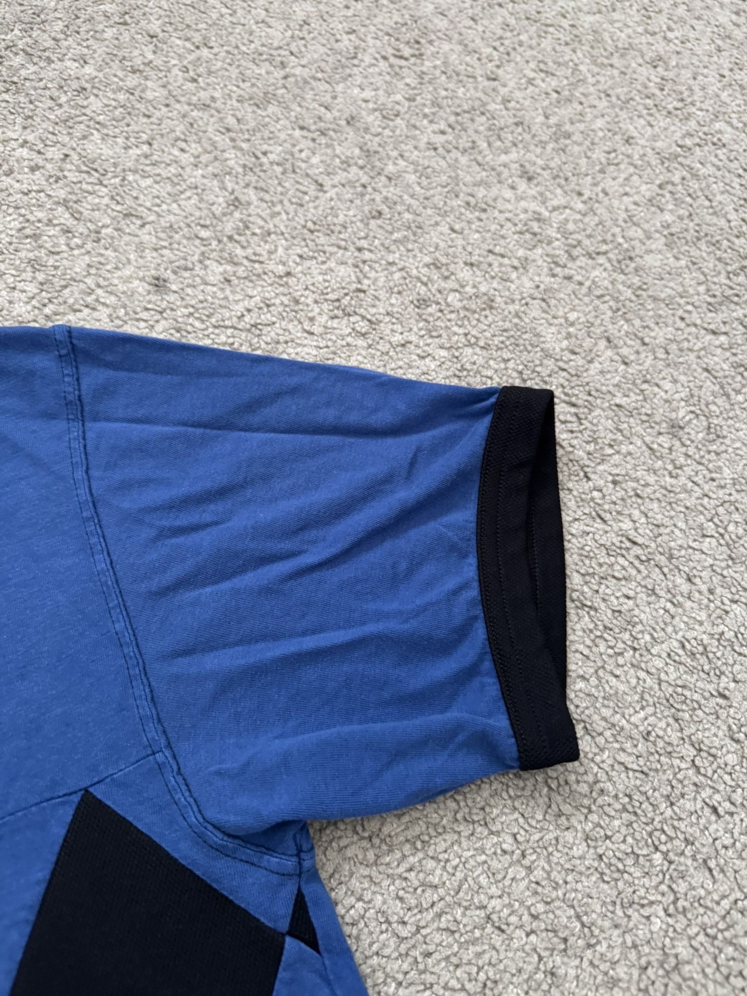 Comme des Garcons Homme Plus SS03 Comme Des Garcons Homme Plus Blue Argyle Ringer T Shirt Size US M / EU 48-50 / 2 - 4 Thumbnail