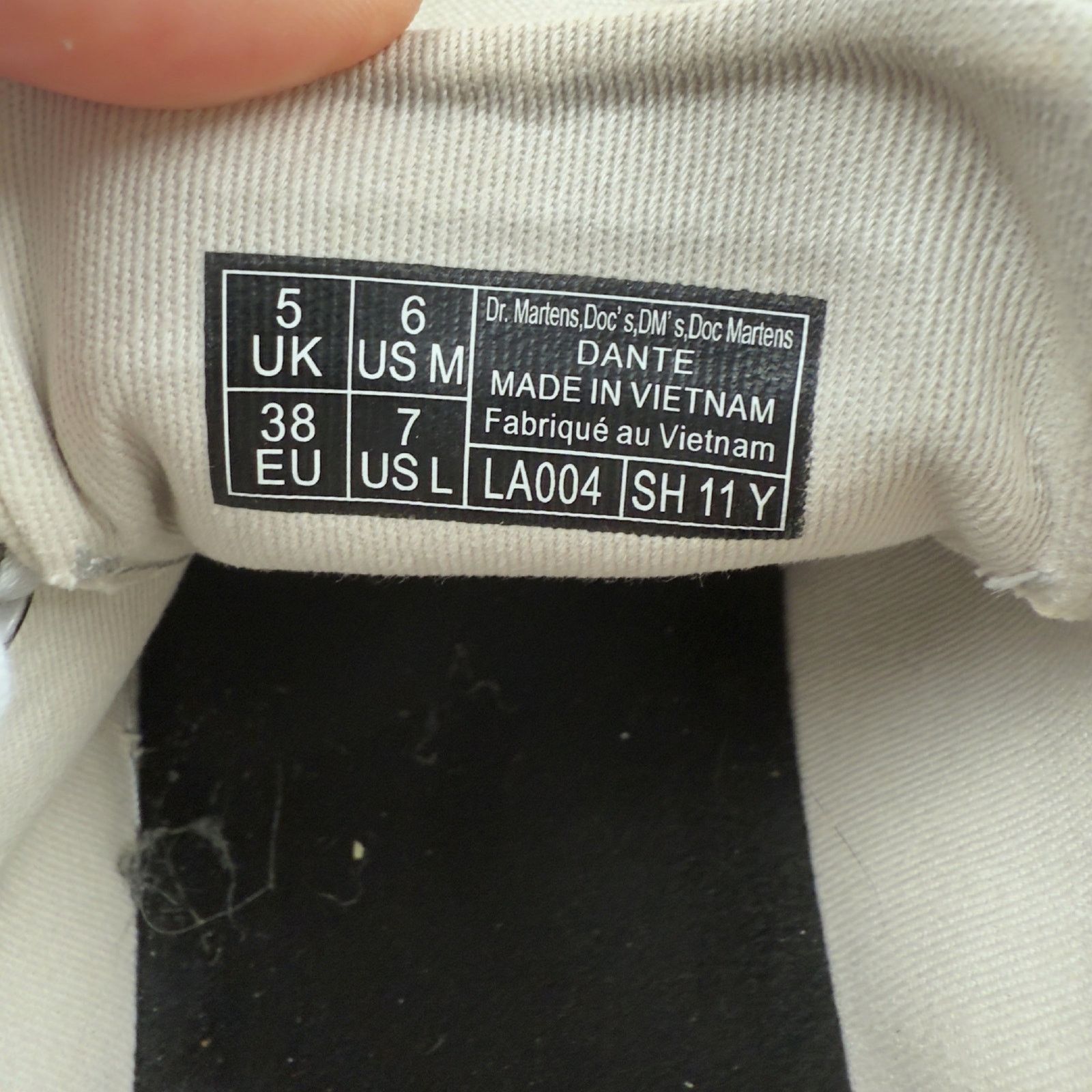 Dr. Martens Dr. Martens Dante Canvas Low-top Sneakers Parchment Beige Size US 7 / IT 37 - 6 Thumbnail