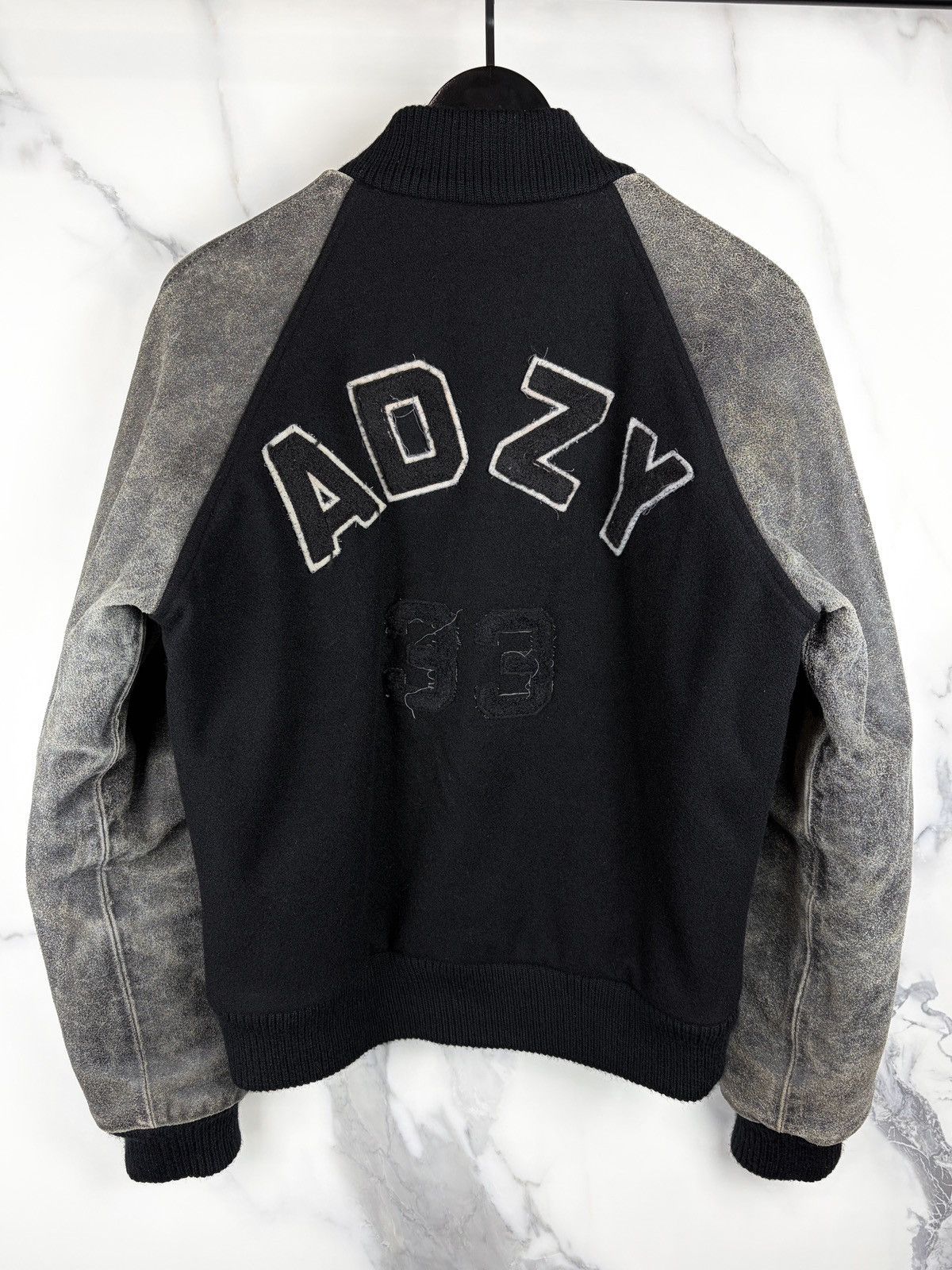 Raf Simons AW02 Raf Simons Virginia Creeper Leather Varsity Jacket Size US S / EU 44-46 / 1 - 4 Thumbnail