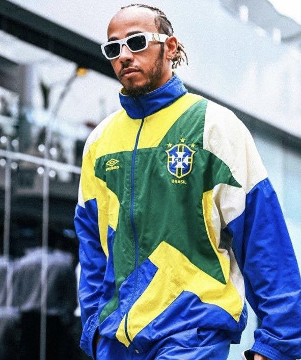 Other Vintage Adidas Umbro Brasil 1994 World Cup Hamilton Jacket Size US M / EU 48-50 / 2 - 16 Thumbnail