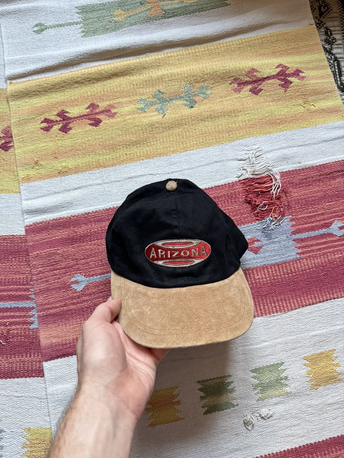 Leather Vintage 90’s Arizona USA Suede Leather Hat Size ONE SIZE - 3 Thumbnail