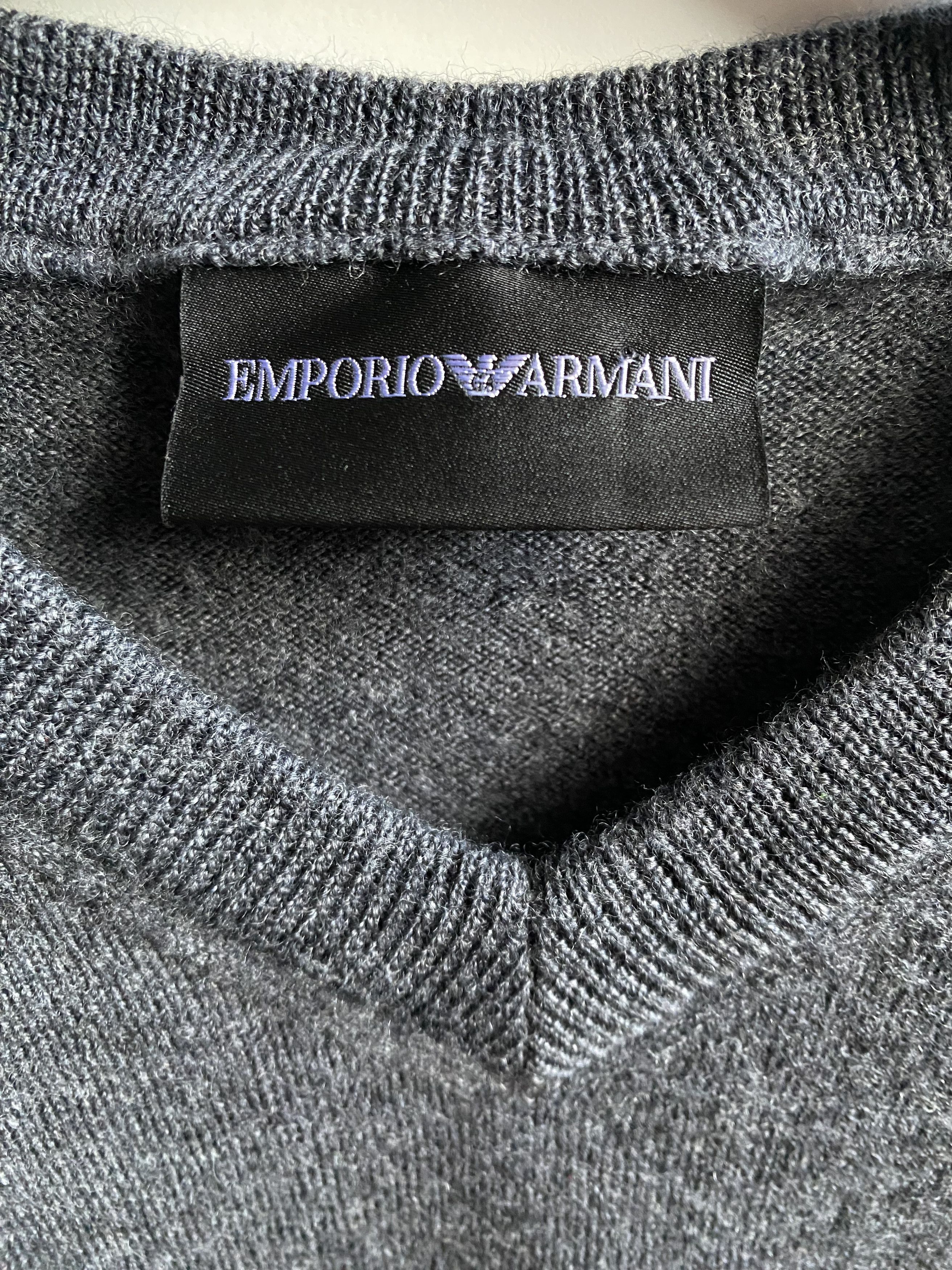 Emporio Armani Sweater 100% virgin Wool from Armani Size US S / EU 44-46 / 1 - 4 Thumbnail