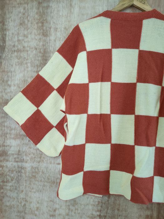 Japanese Brand Japan vintage checkered kimono knitwear cardigan #46-572DLL Size US S / EU 44-46 / 1 - 3 Thumbnail