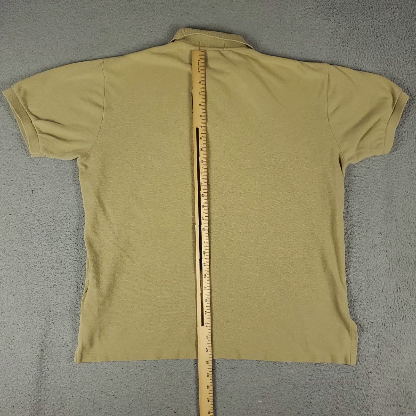 Ralph Lauren VINTAGE Ralph Lauren Polo Shirt Mens Size Large Short Sleeve Beige Casual Classic Preppy Size US L / EU 52-54 / 3 - 4 Thumbnail
