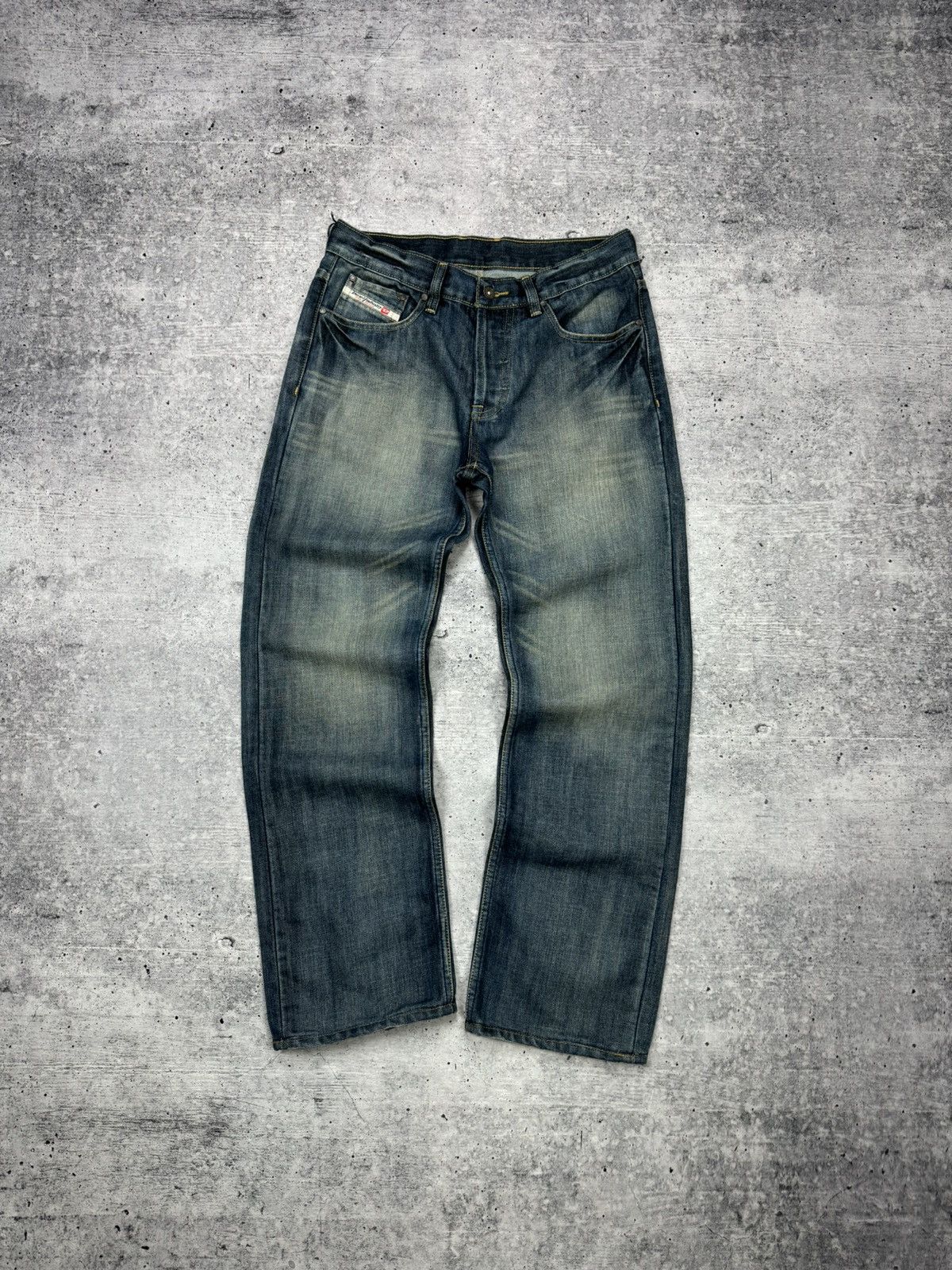 Diesel × Vintage Vintage Diesel Blue Stonewashed Denim Jeans Trousers Pants Size US 32 / EU 48 - 1 Thumbnail
