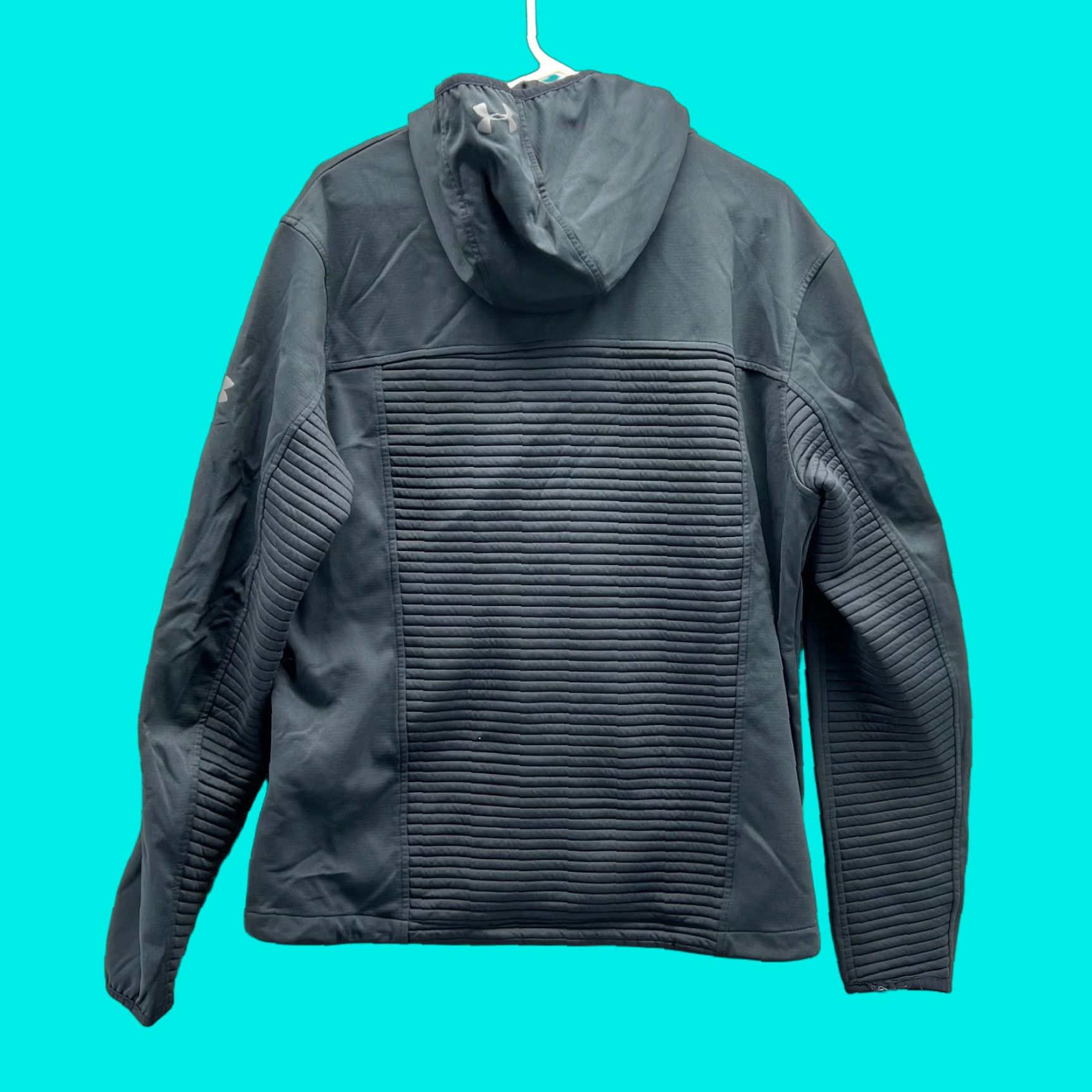 Under Armour VINTAGE Under Armour Jacket Mens XL Black Full Zip Lined Ribbed Storm Series Windbreaker Regular Big & Tall Mens Size US XL / EU 56 / 4 - 1 Thumbnail