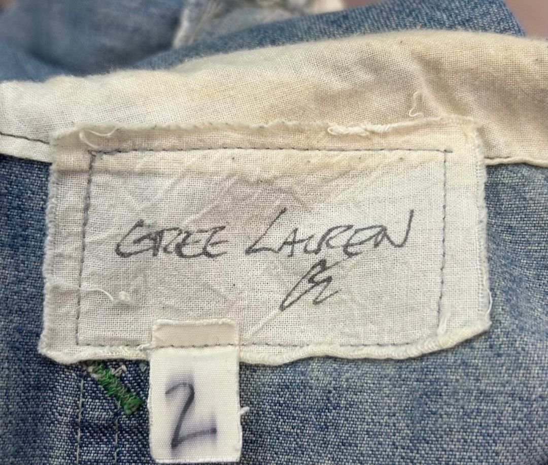 Greg Lauren greg lauren Army Patchwork Denim Trousers Size US 29 - 3 Thumbnail
