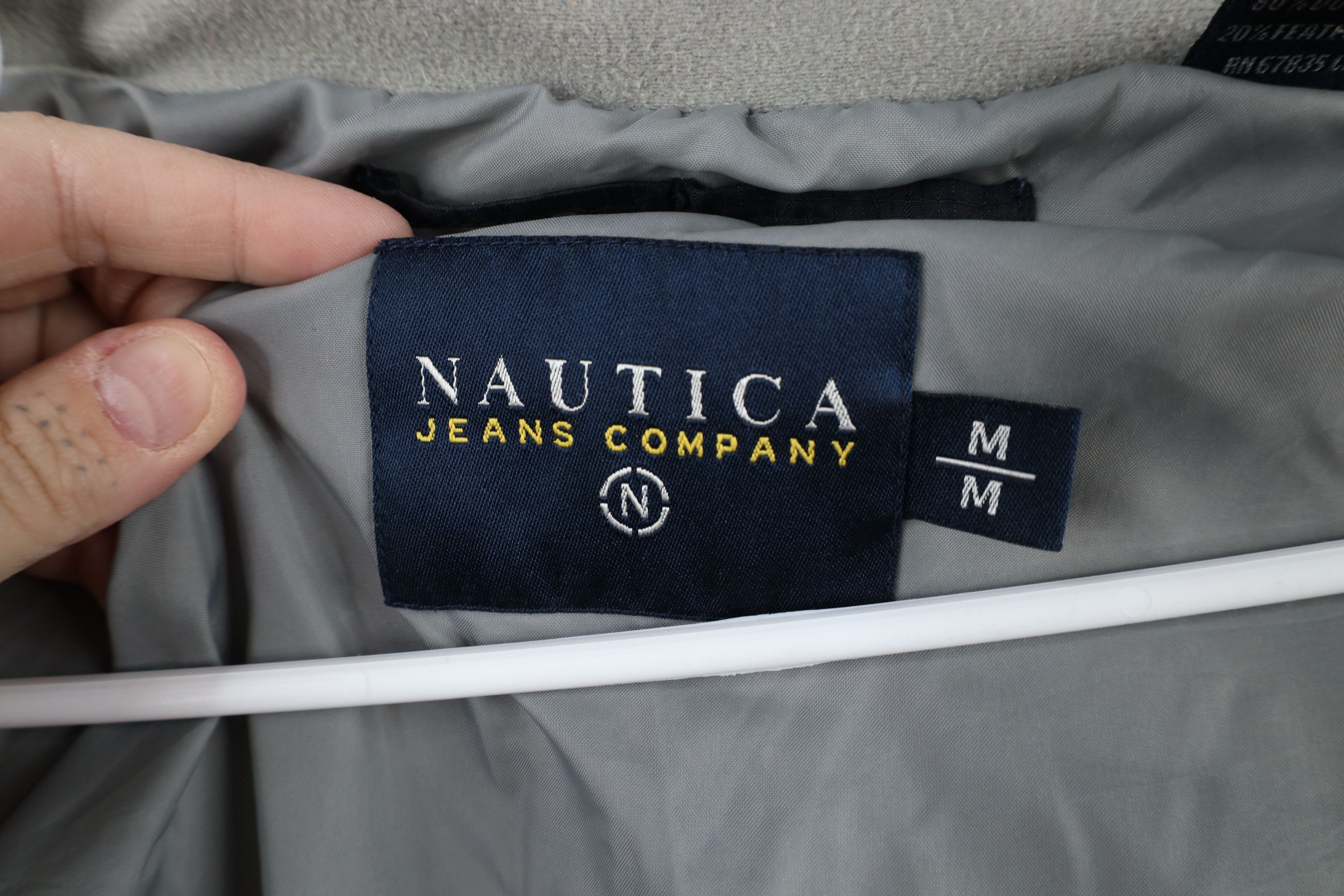 Nautica × Vintage Vintage 90s Nautica Spell Out Duck Down Puffer Jacket Size US M / EU 48-50 / 2 - 11 Thumbnail