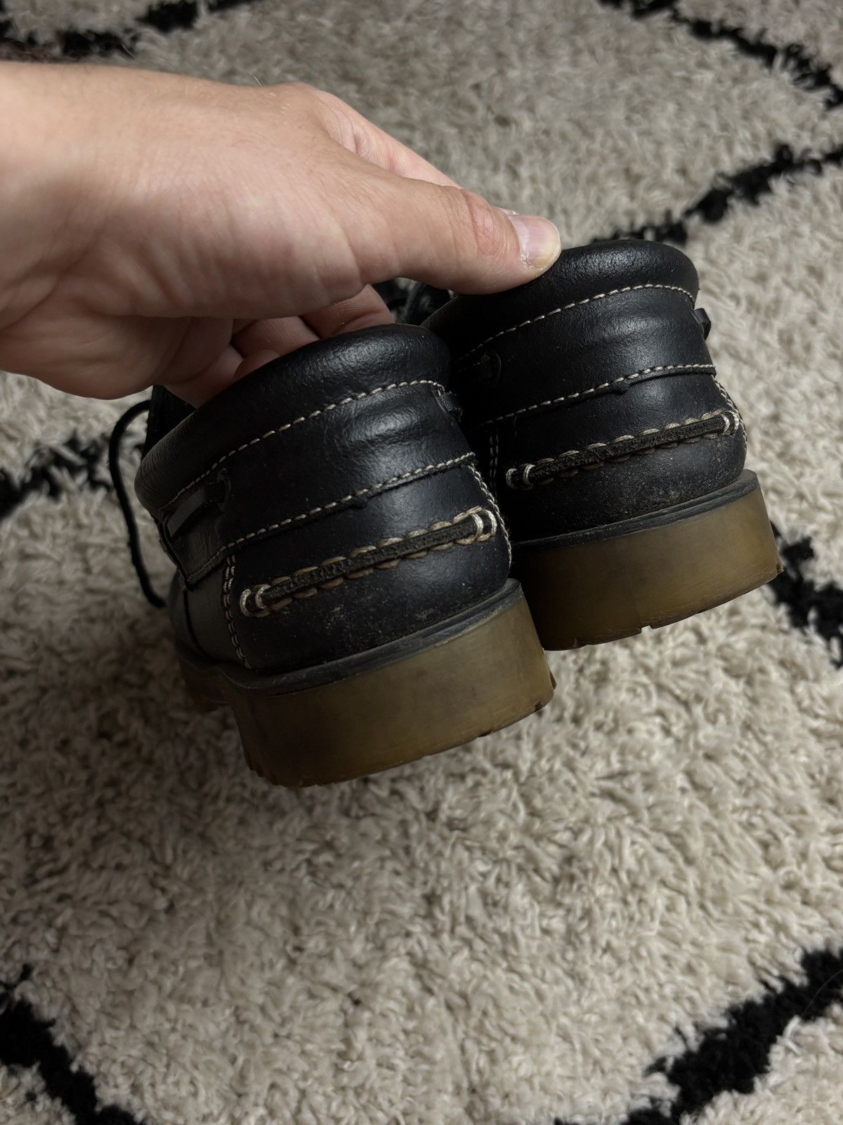 Genuine Leather Vintage Genuine Leather 3 Eye Lug Boat Shoes Size US 9 / EU 42 - 8 Thumbnail